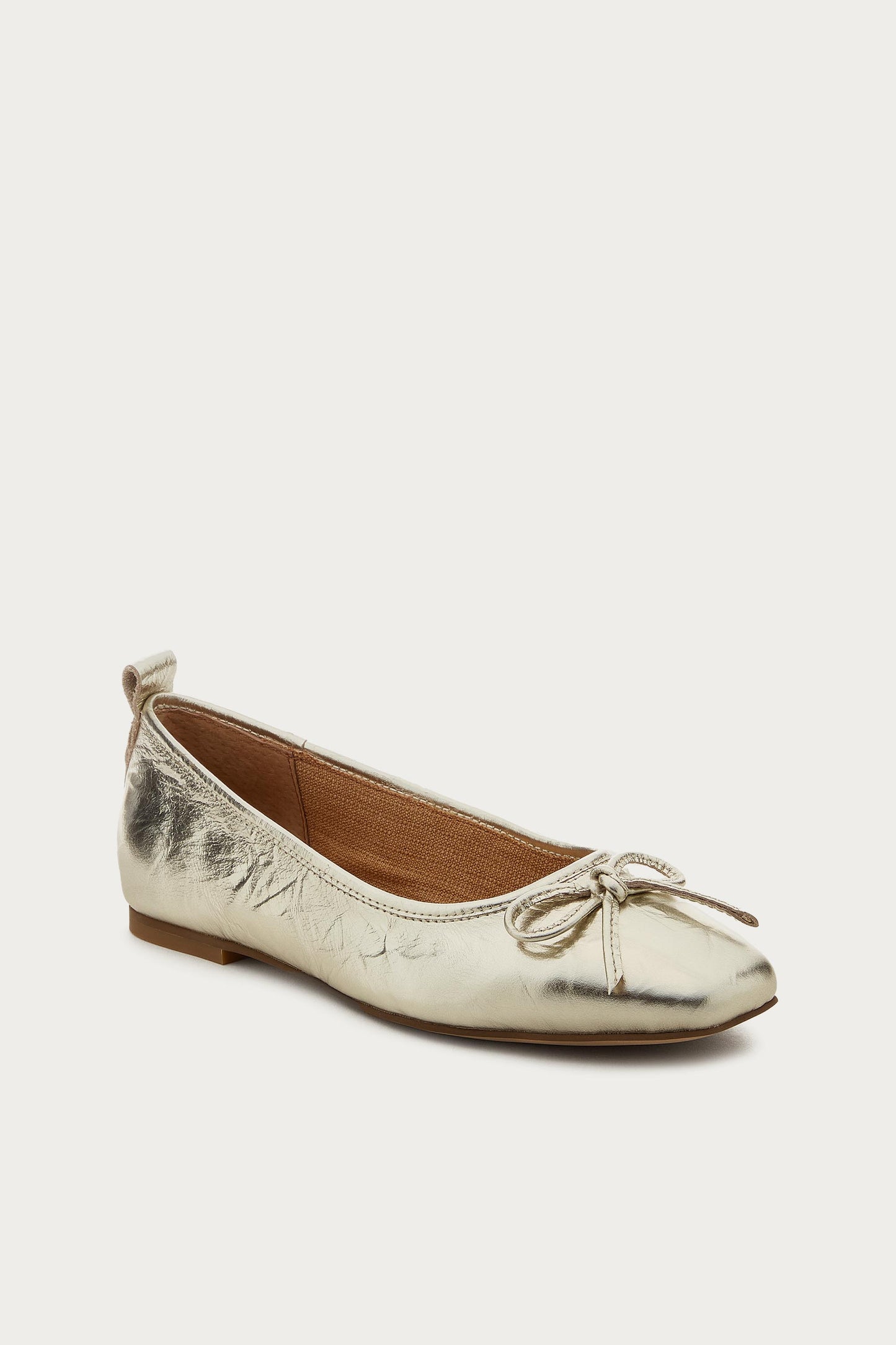 Frankie Gold Ballet Flats