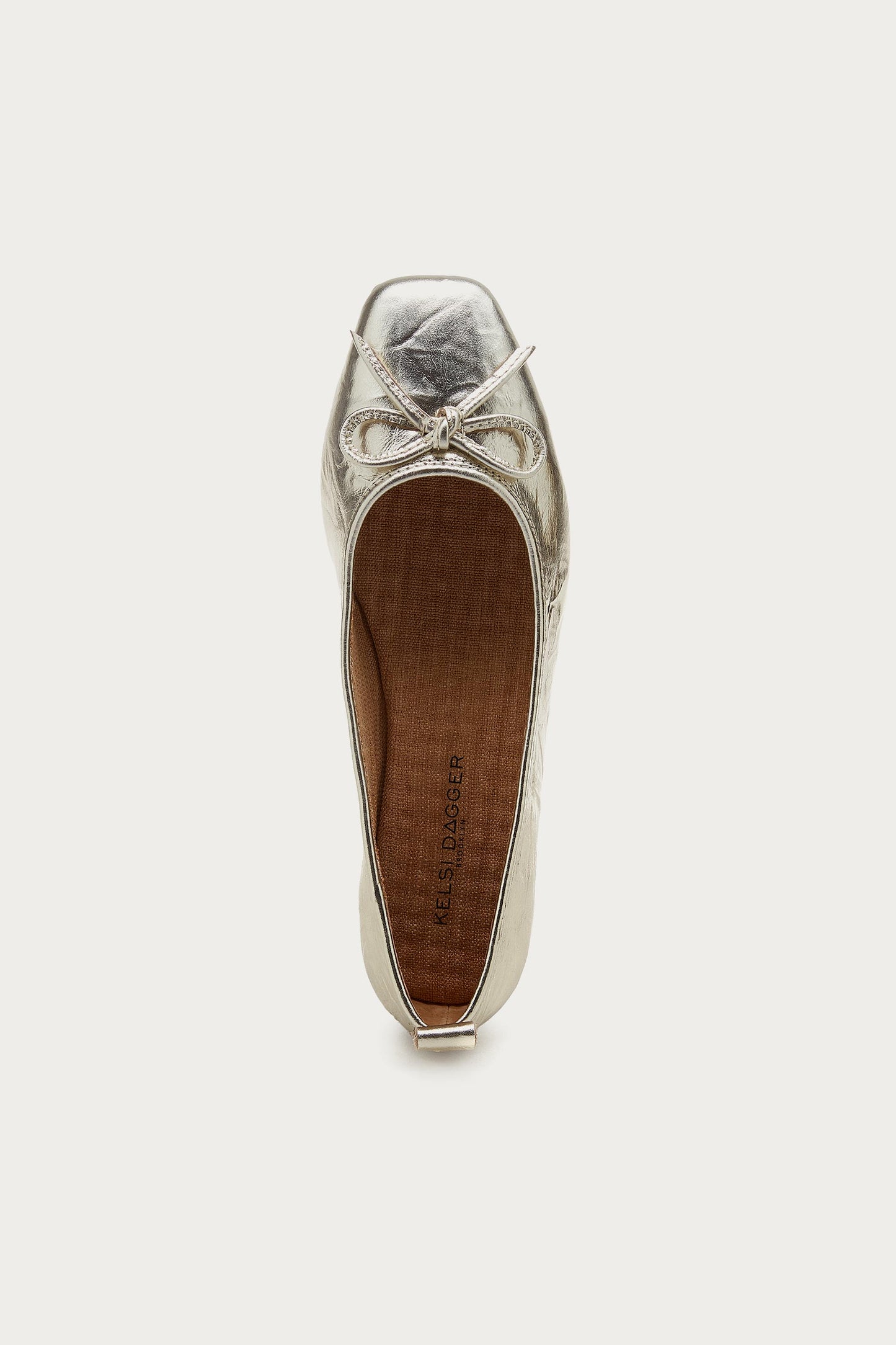 Frankie Gold Ballet Flats