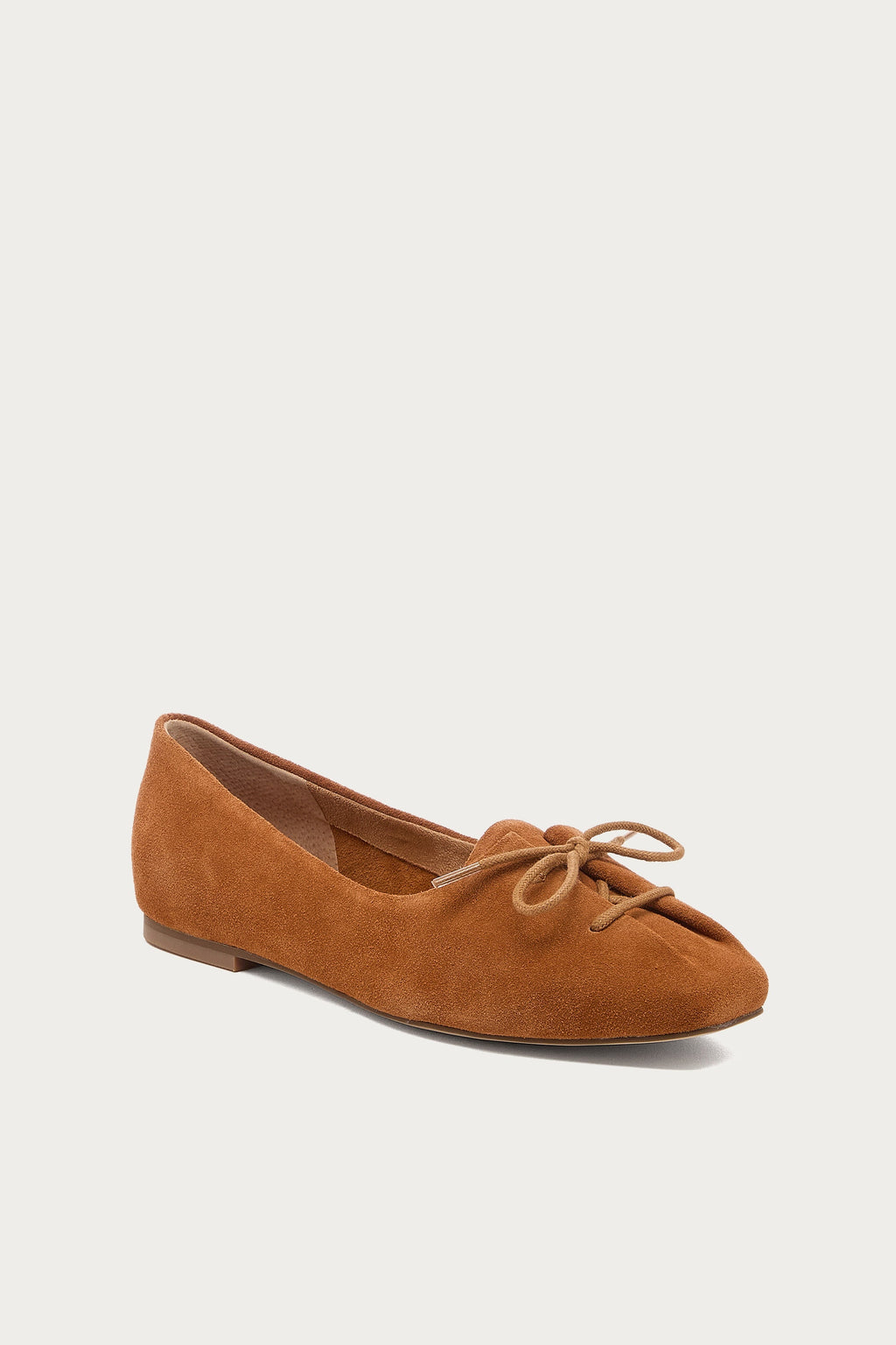 Freddie Cognac Ballet Flats