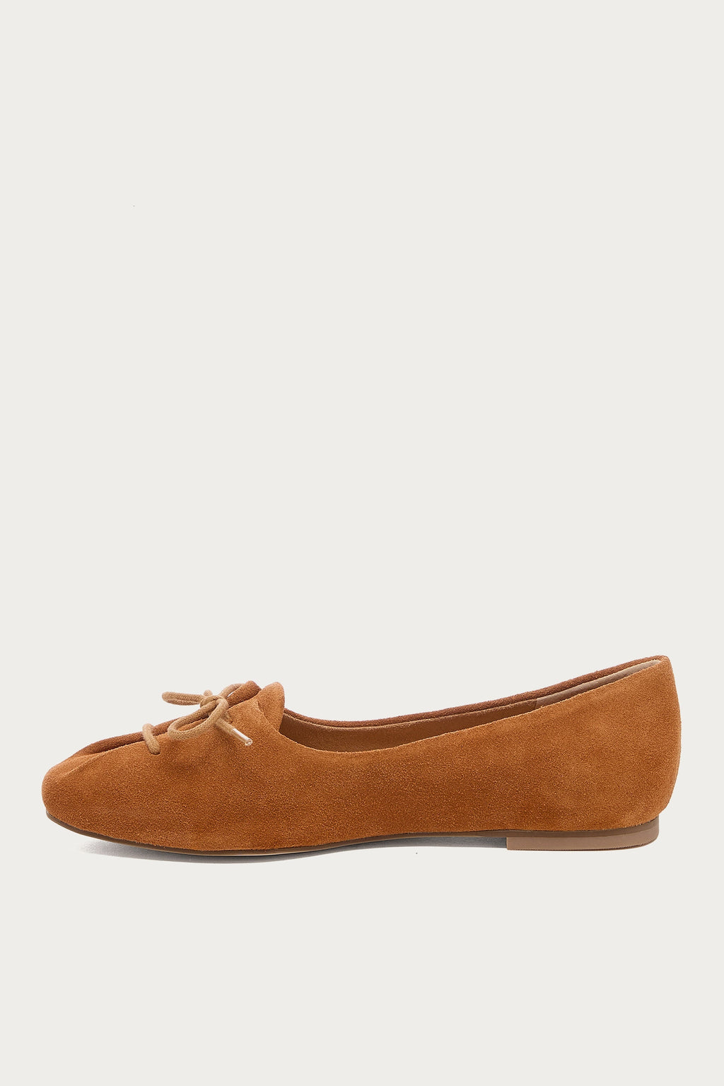 Freddie Cognac Ballet Flats