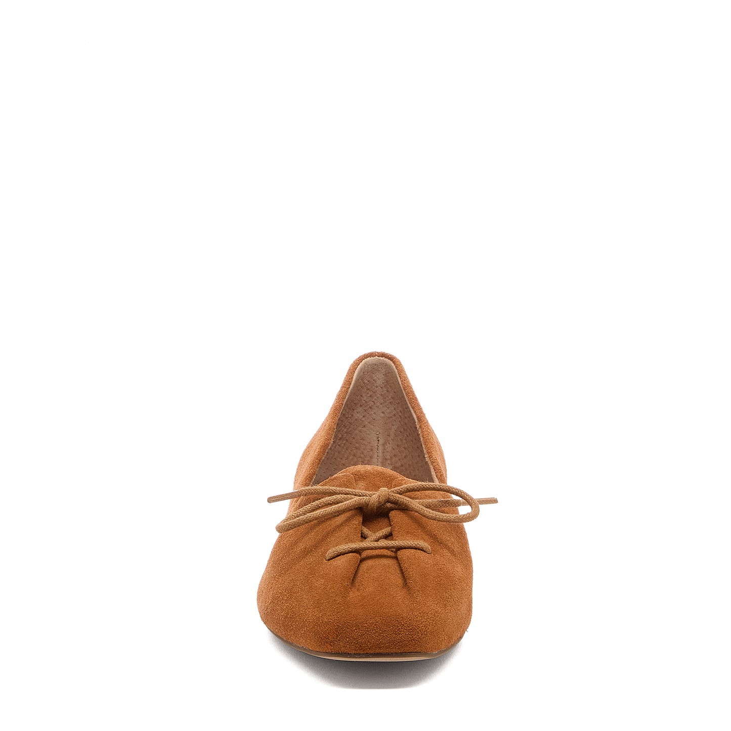 Freddie Cognac Ballet Flats