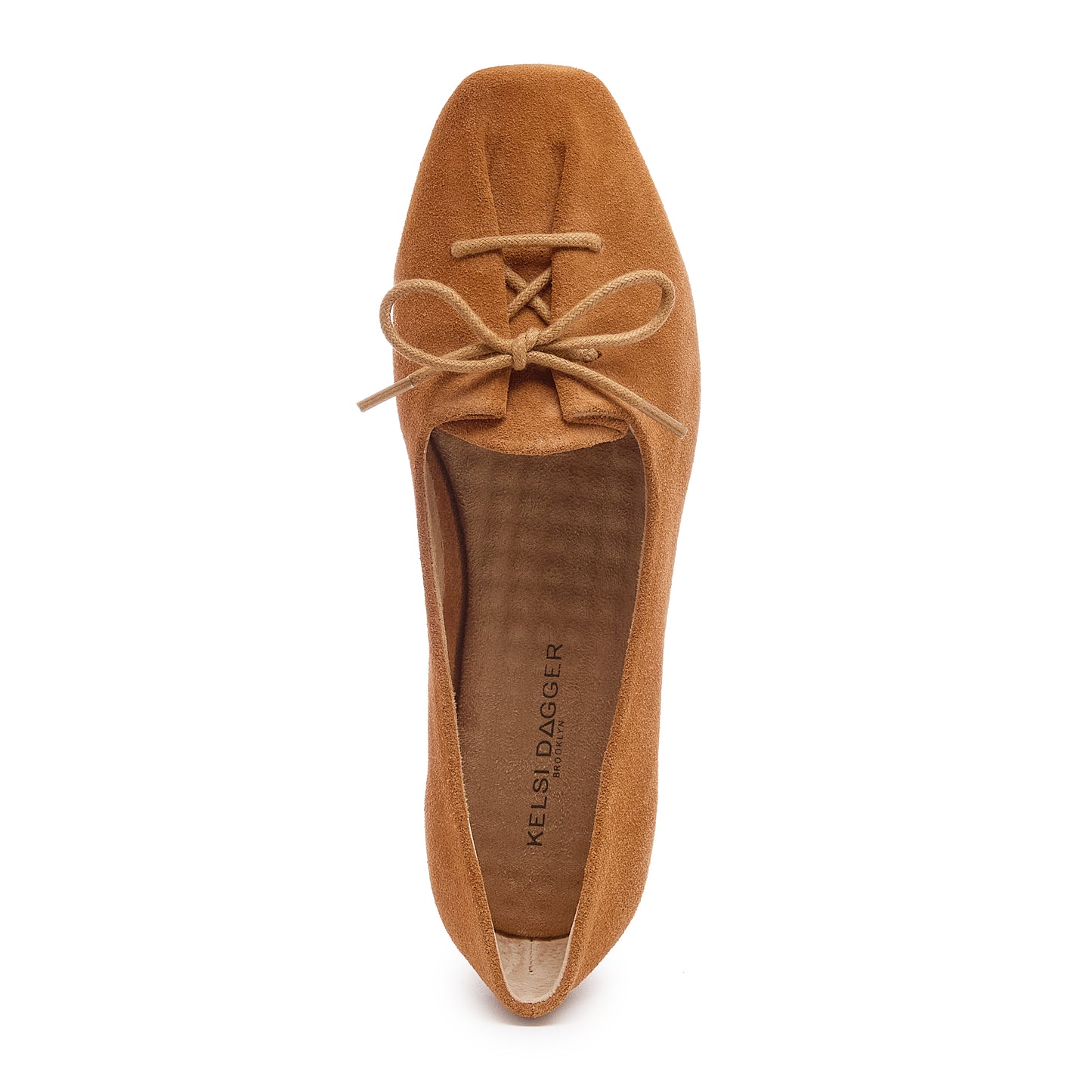 Freddie Cognac Ballet Flats