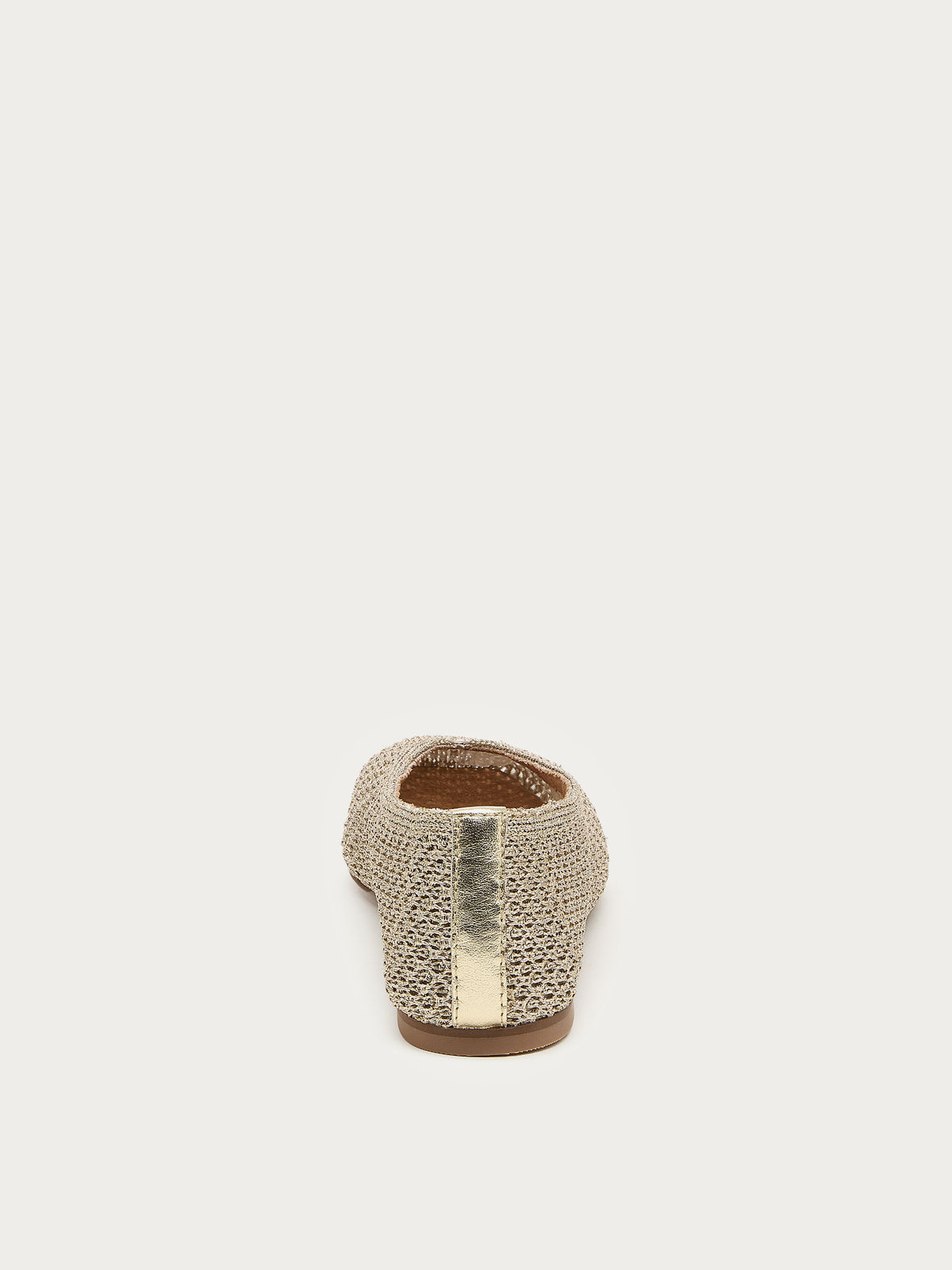 Freya Gold Mesh Ballet Flats