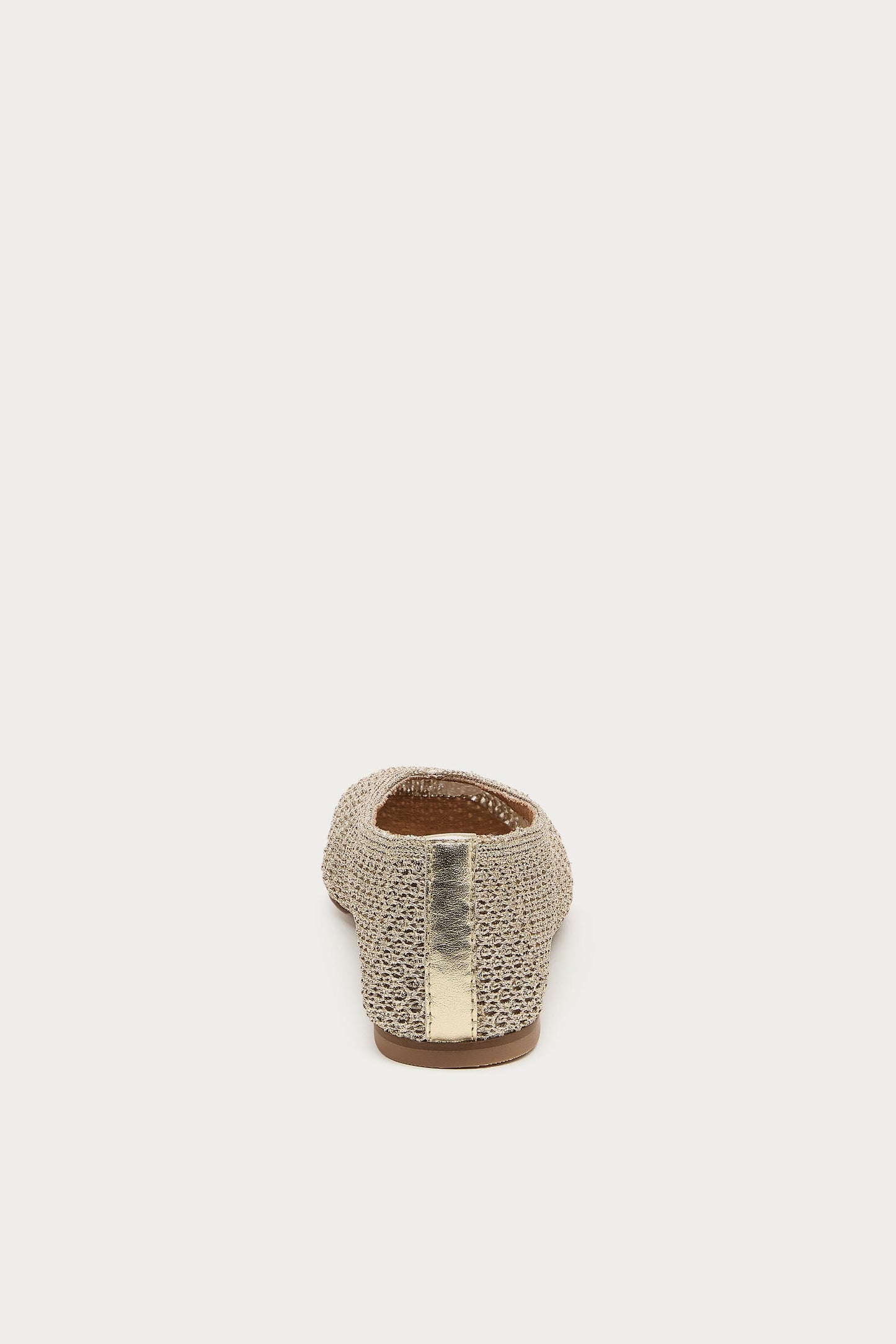 Freya Gold Mesh Ballet Flats