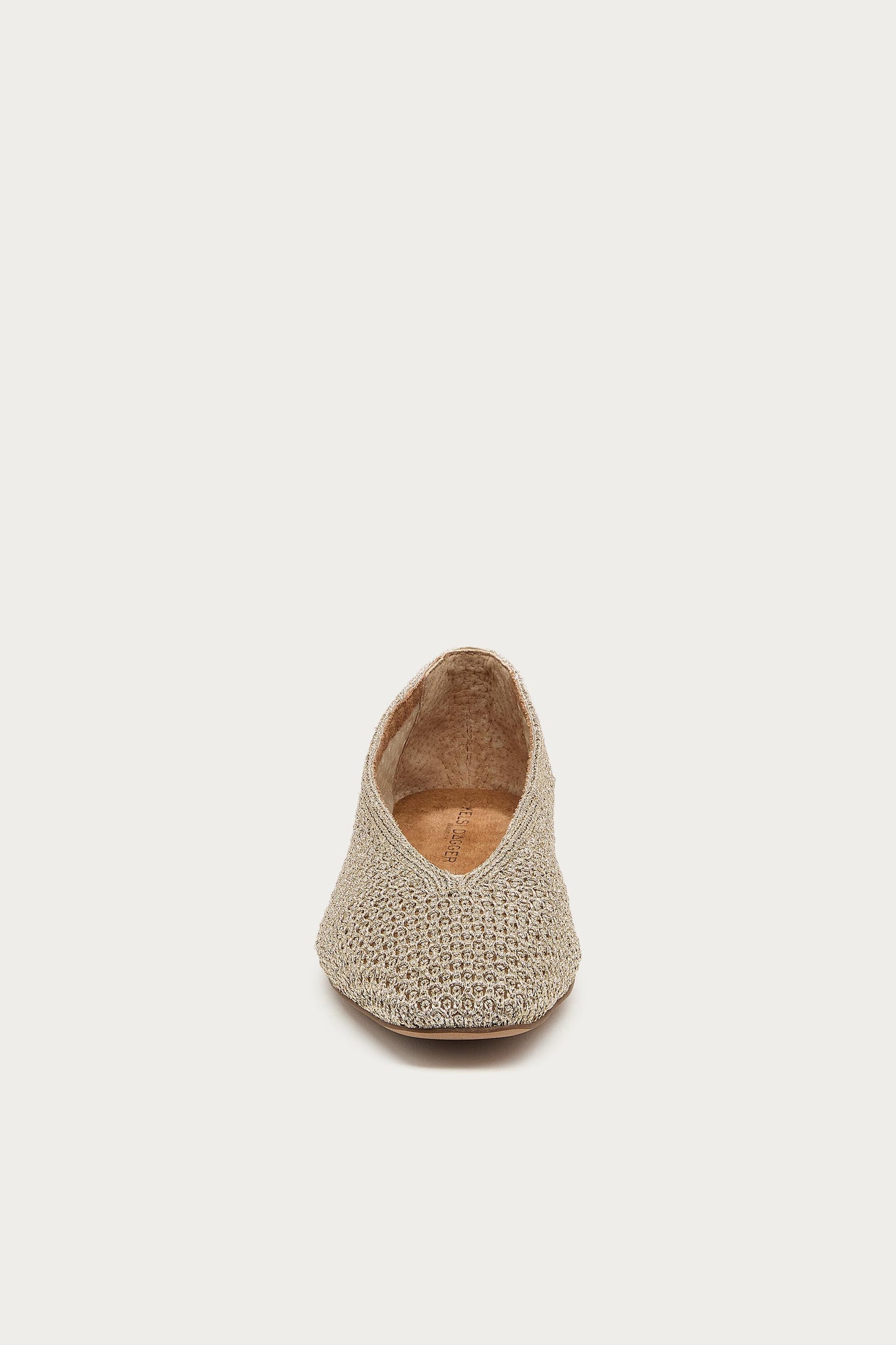 Freya Gold Mesh Ballet Flats