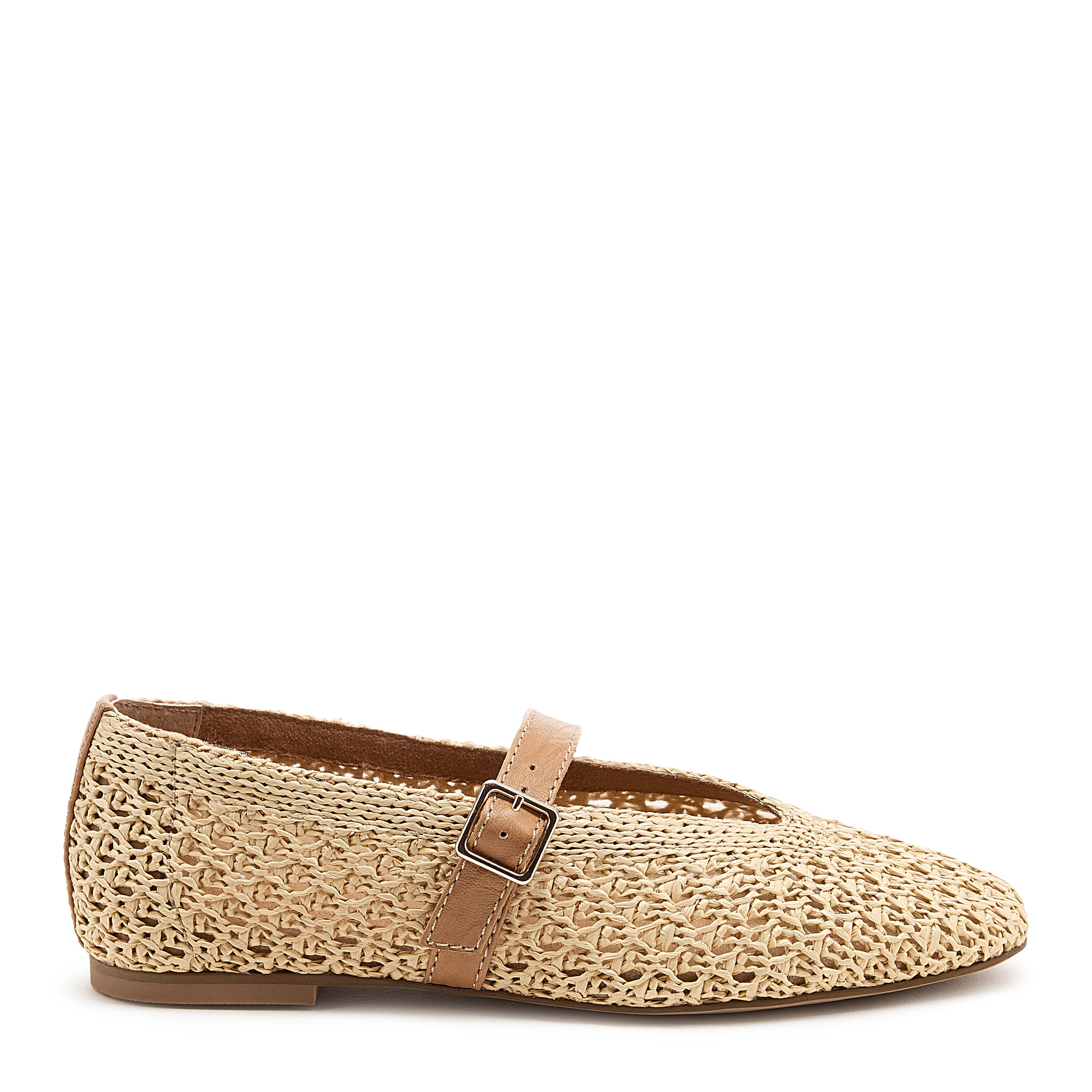 Kelsi Dagger Freya Natural Mary Jane Ballet Flats – Kelsi Dagger BK