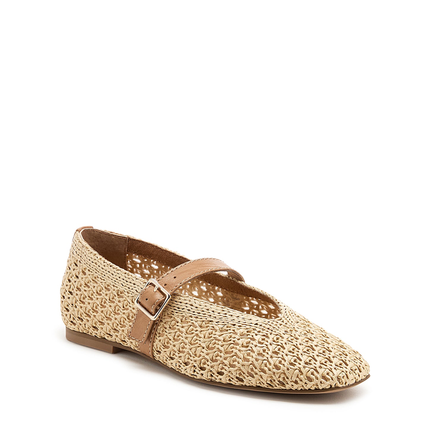 Freya Natural Mary Jane Ballet Flats | Microsuede insole | comfortable women's ballet flats