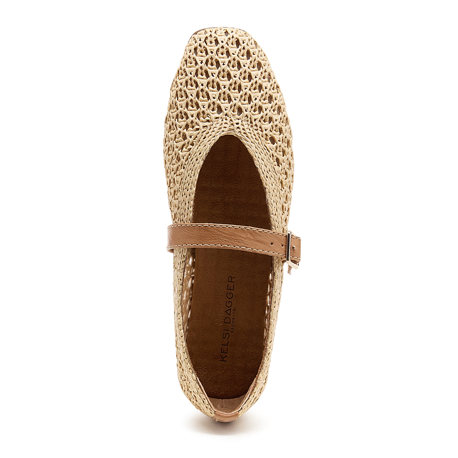Shop Freya Natural Mary Jane Ballet Flats | 100% Cloth women's ballet flats | Kelsi Dagger Brooklyn