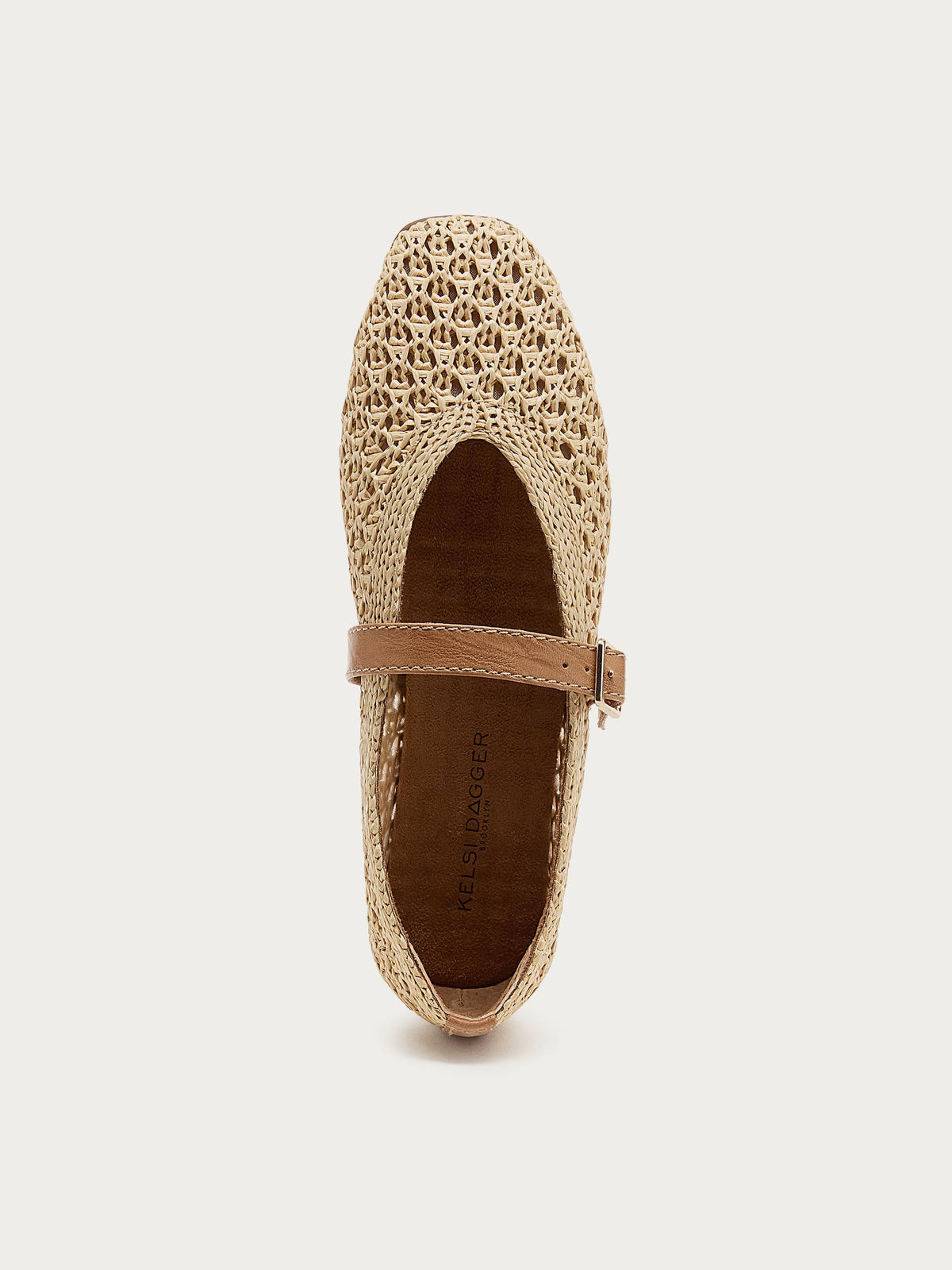 Freya Natural Mary Jane Ballet Flats
