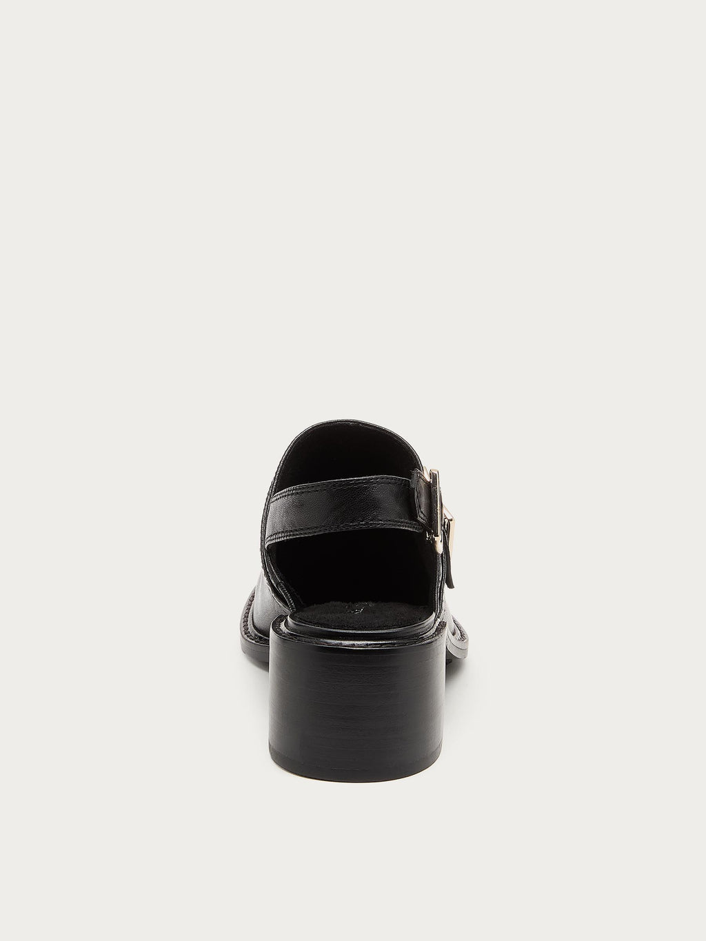 Glory Black Slingback Sandals