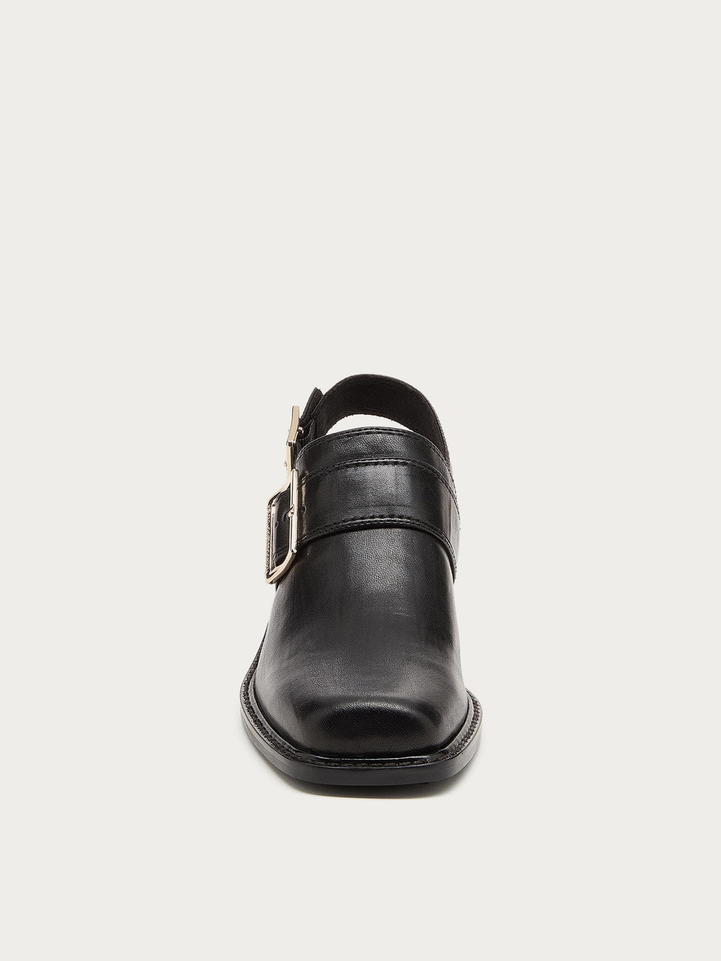 Glory Black Slingback Sandals
