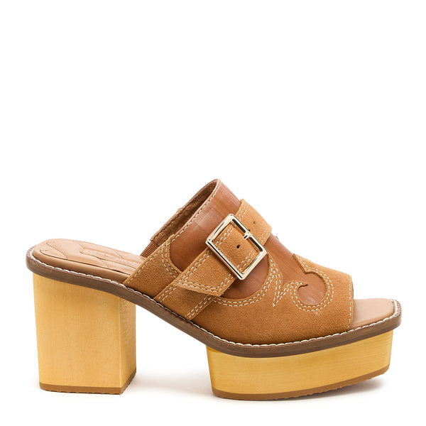 Kelsi Dagger Gerri Tan Platform Clogs – Kelsi Dagger BK