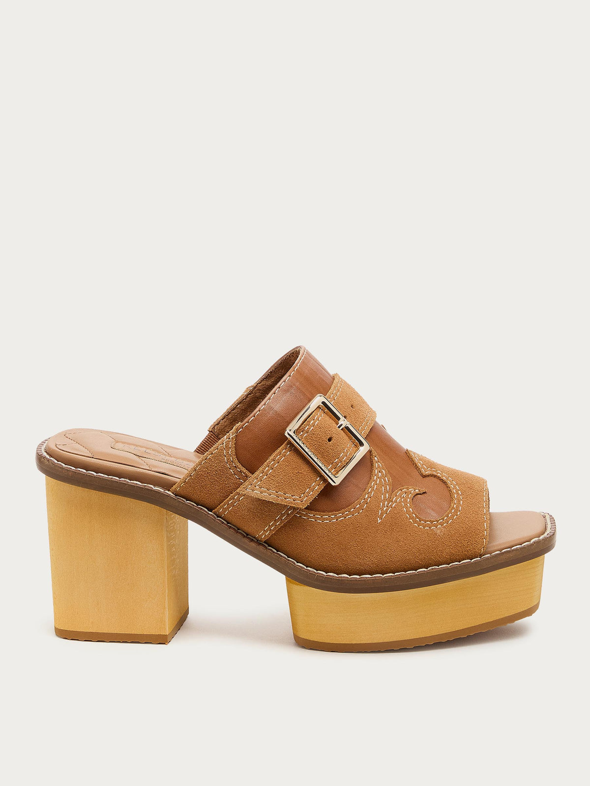 Gerri Tan Platform Clogs