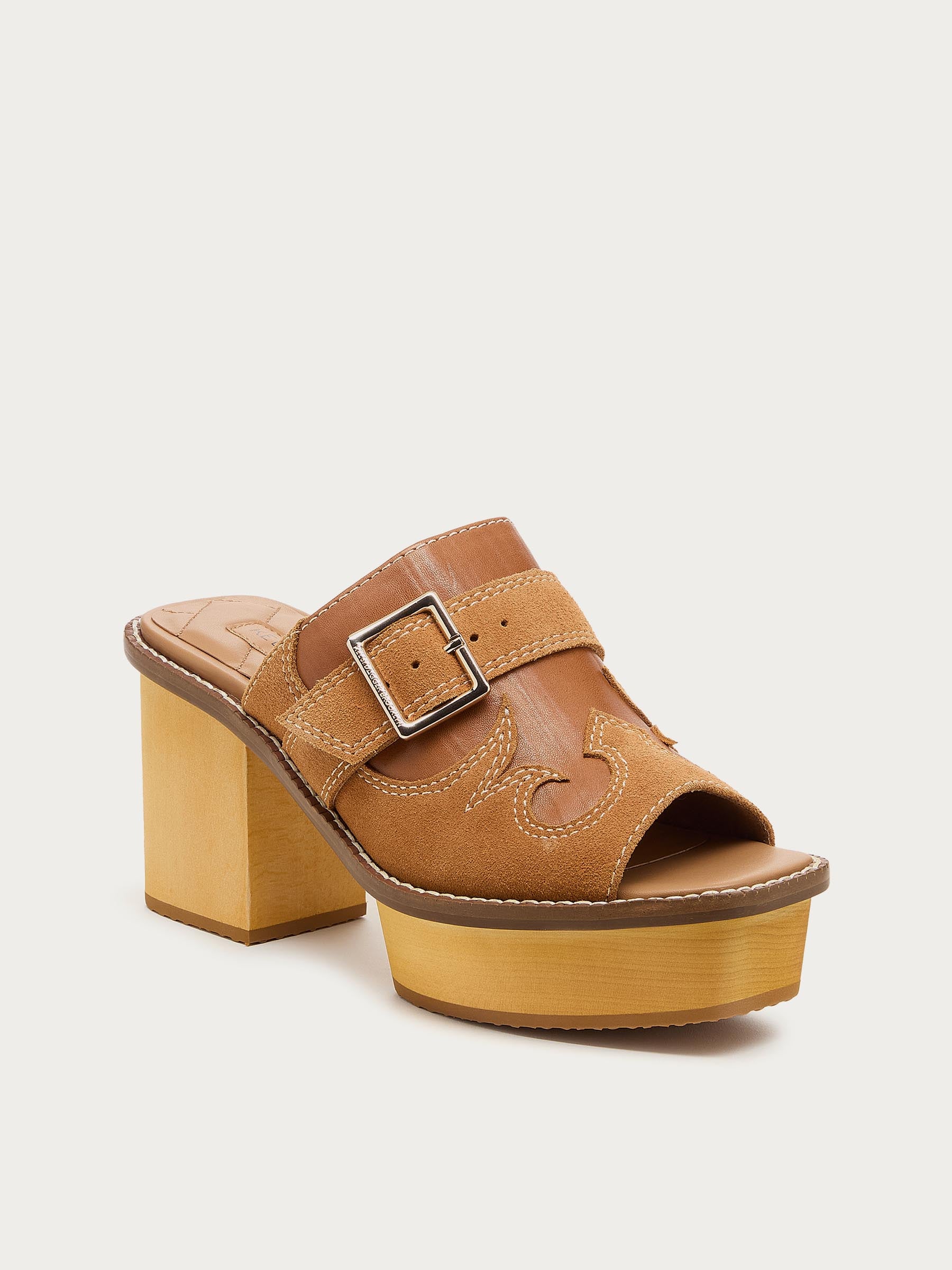Gerri Tan Platform Clogs