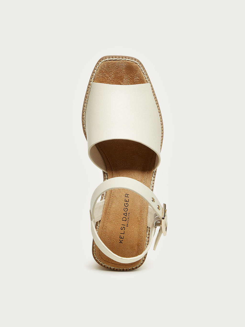Groove Shell Platform Sandals