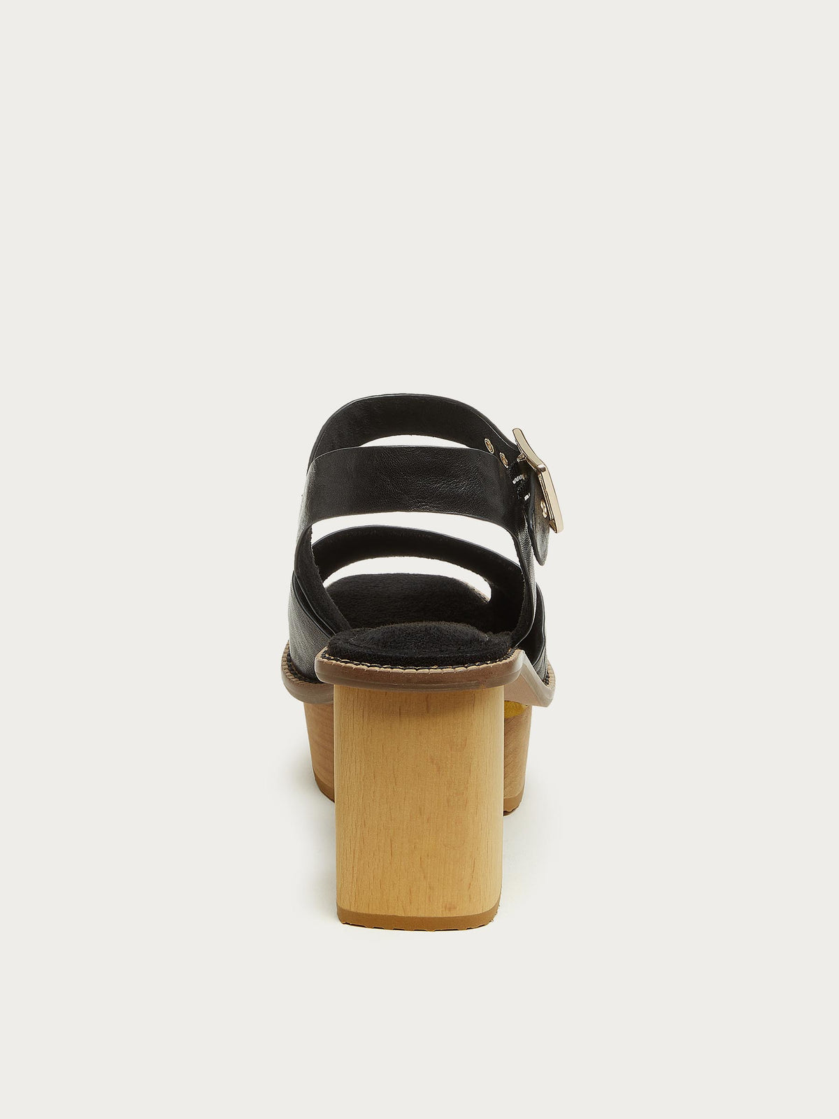 Groove Black Platform Sandals