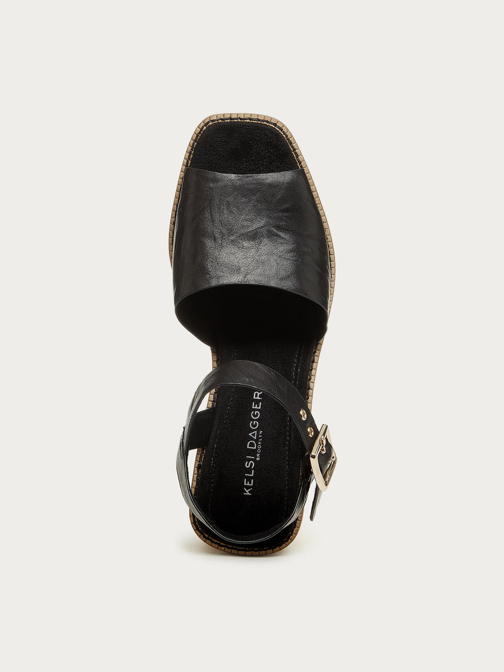 Groove Black Platform Sandals