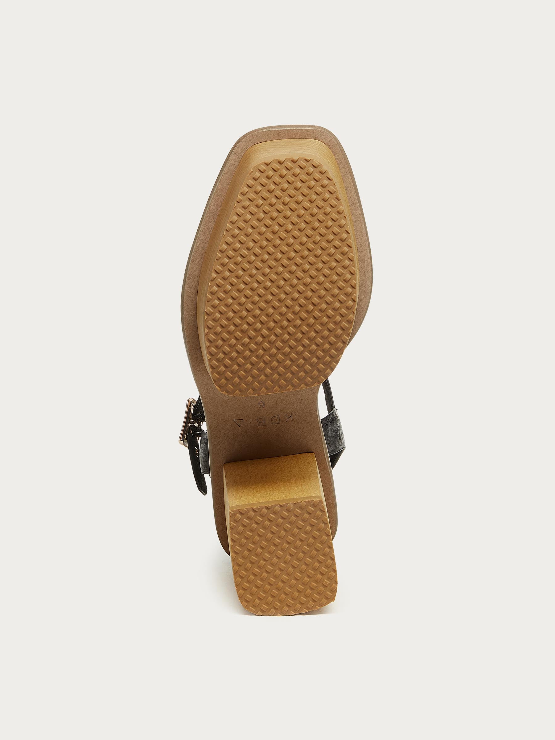 Groove Black Platform Sandals