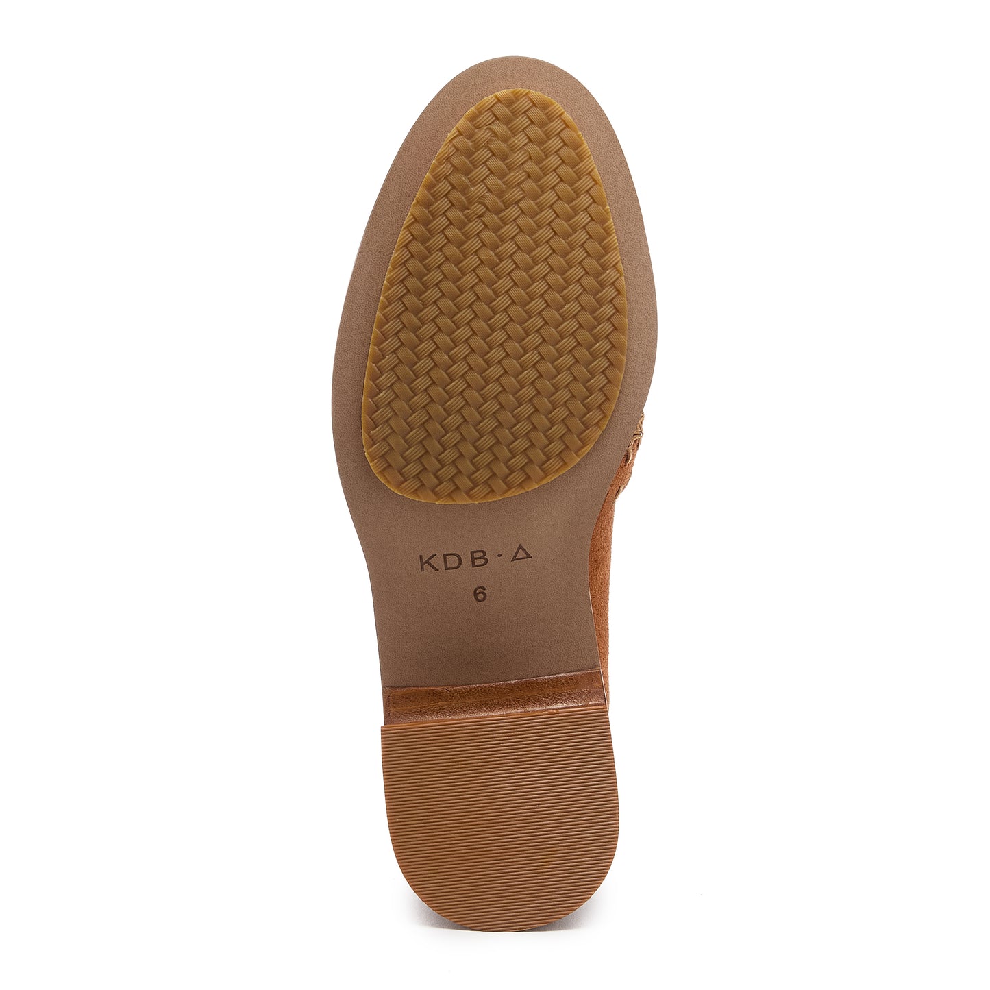 Halo Cognac Block Heel Loafer