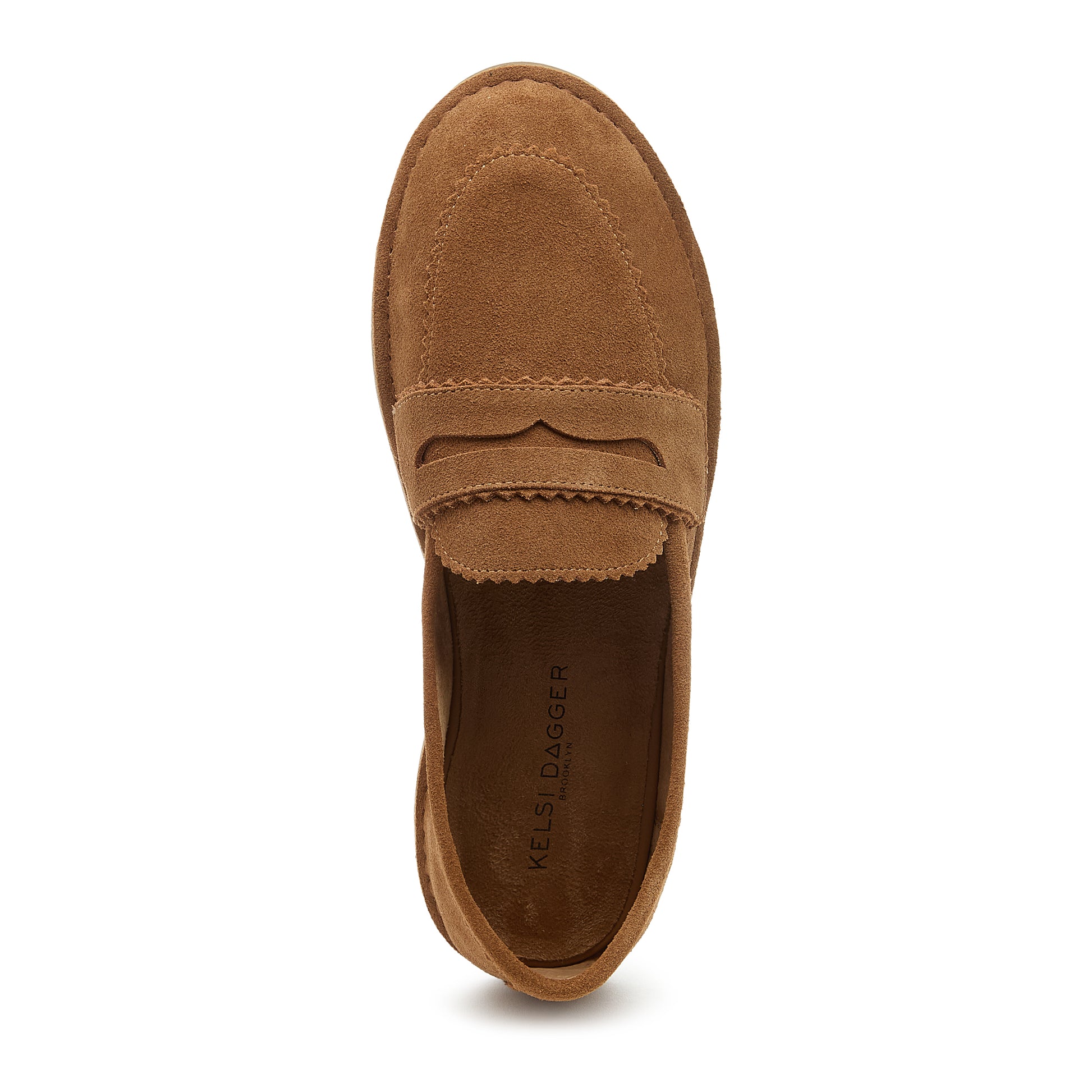 Harley Honey Brown Cow Suede Women's Loafer - Kelsi Dagger Brooklyn