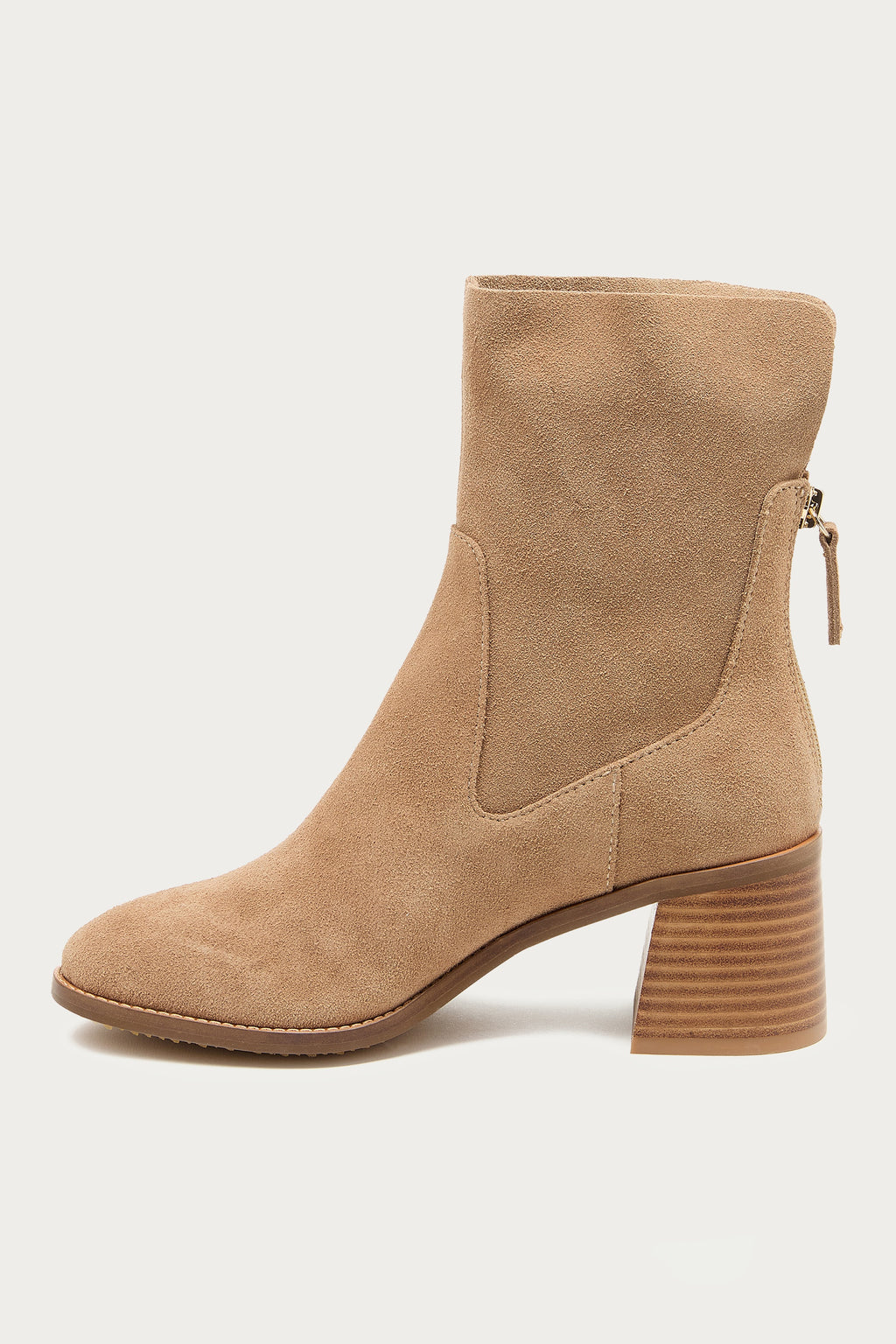 Island Almond Suede Booties