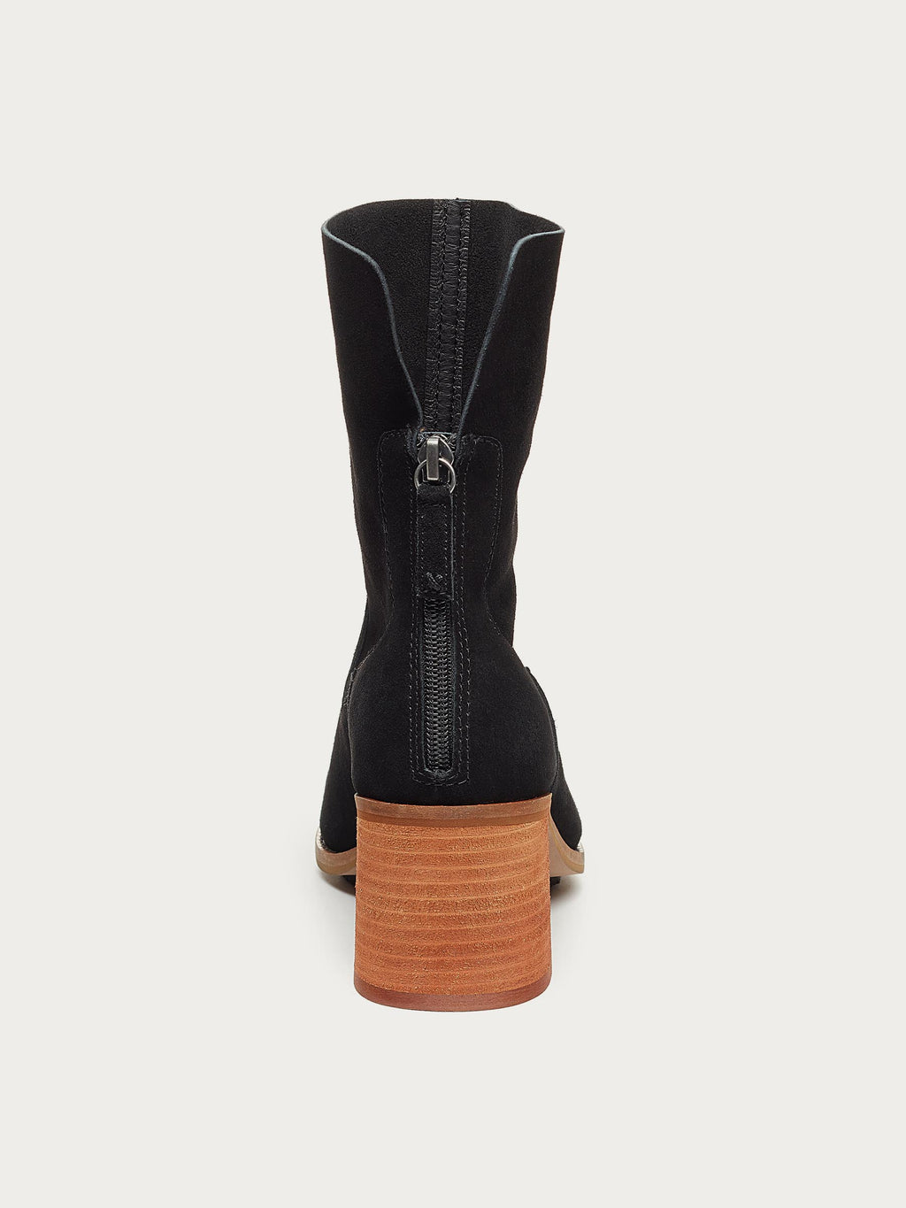 Island Black Suede Wide Width Booties