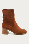 Island Hickory Suede Booties