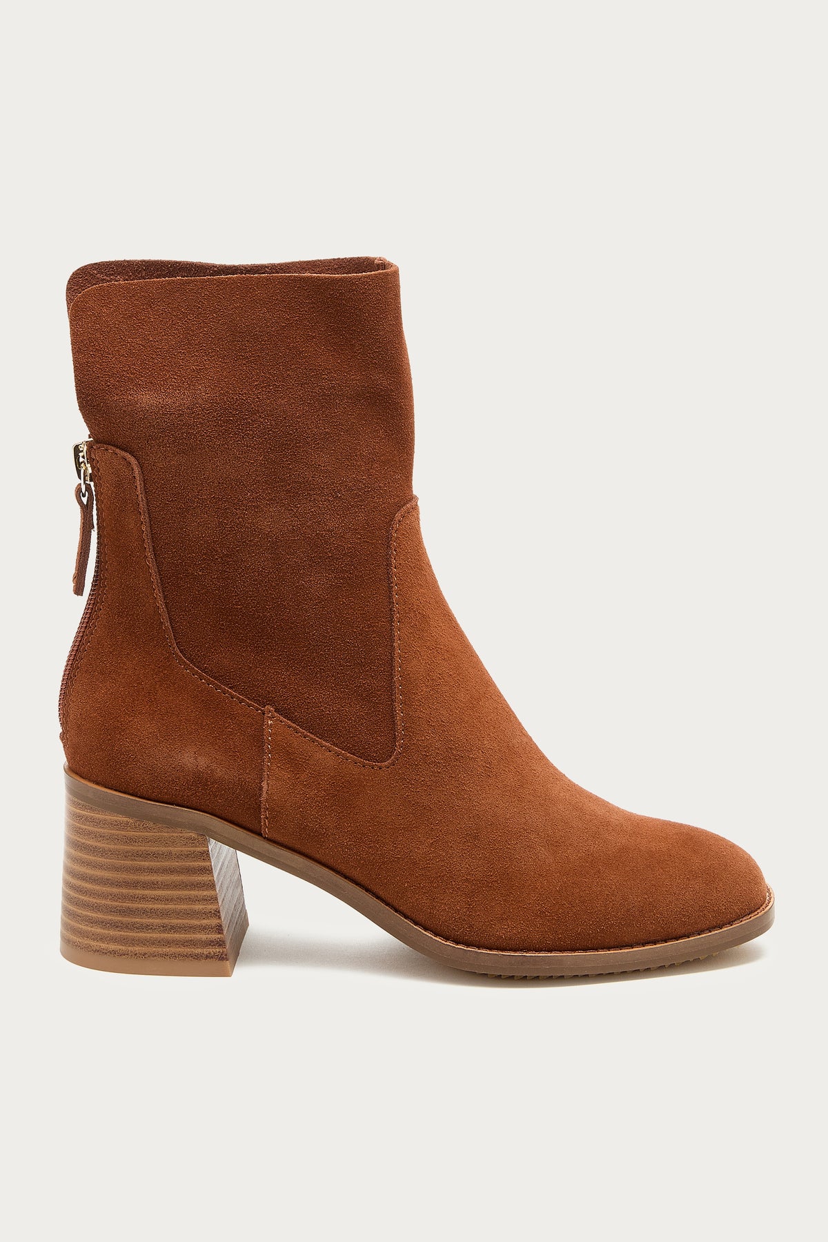 Island Hickory Suede Booties