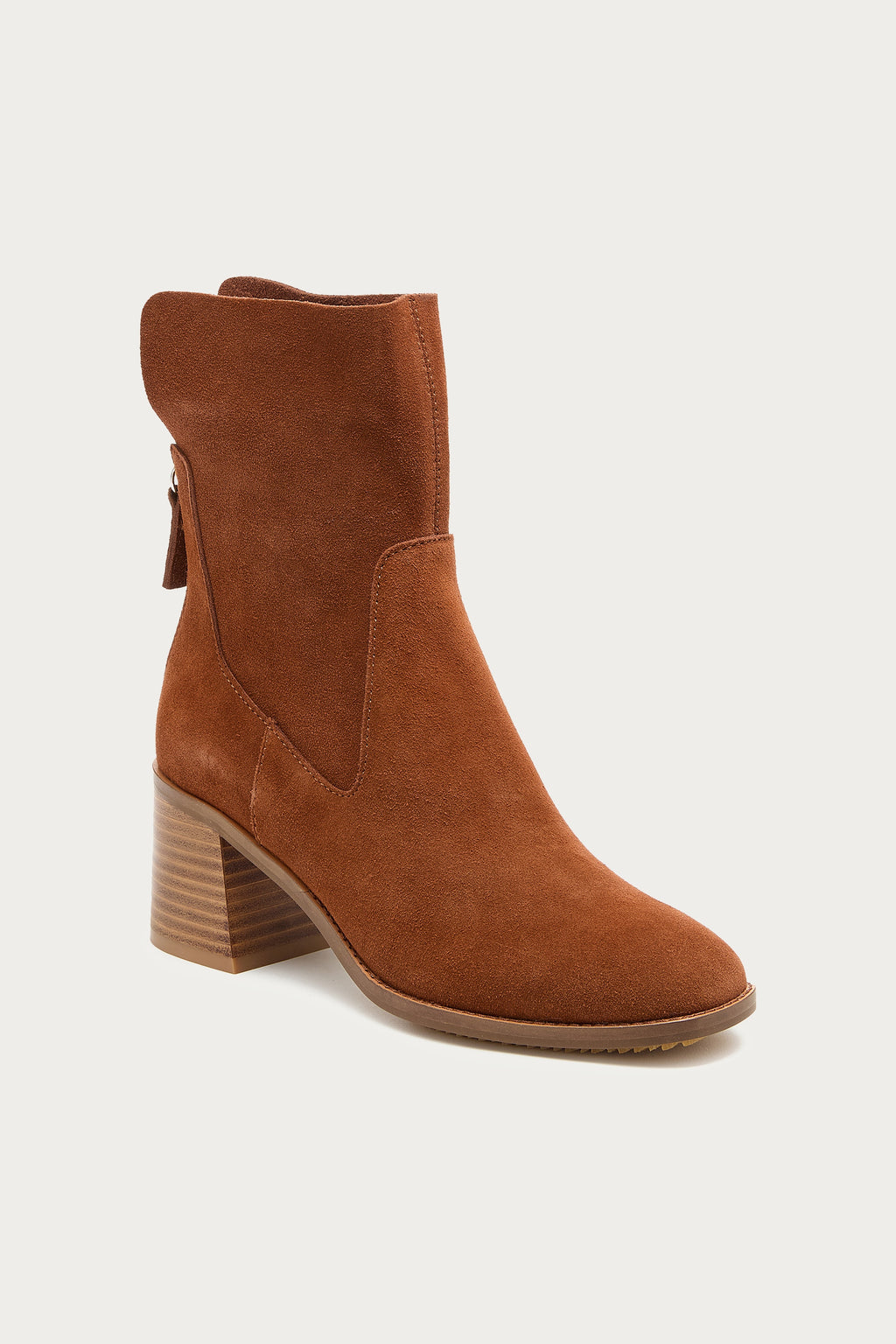 Island Hickory Suede Booties
