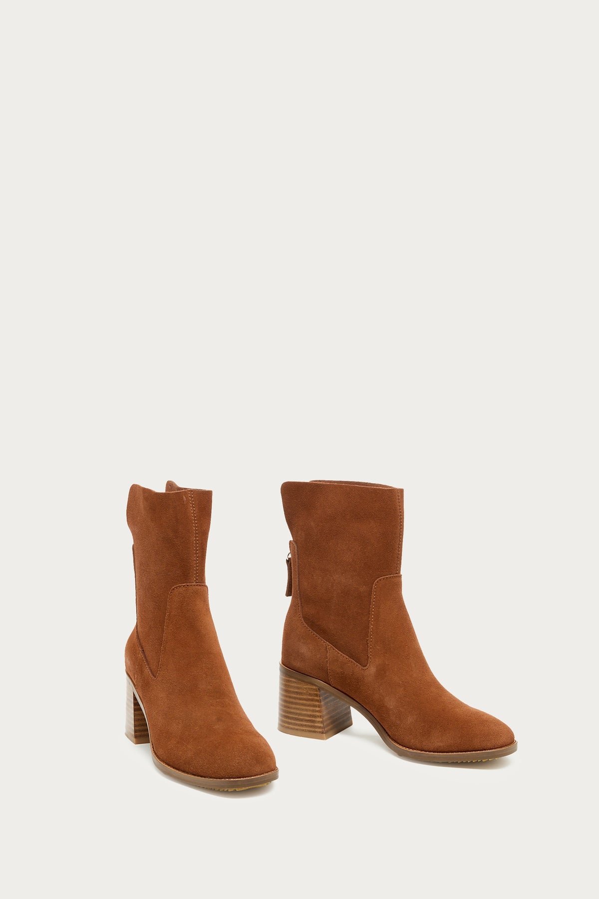 Island Hickory Suede Booties