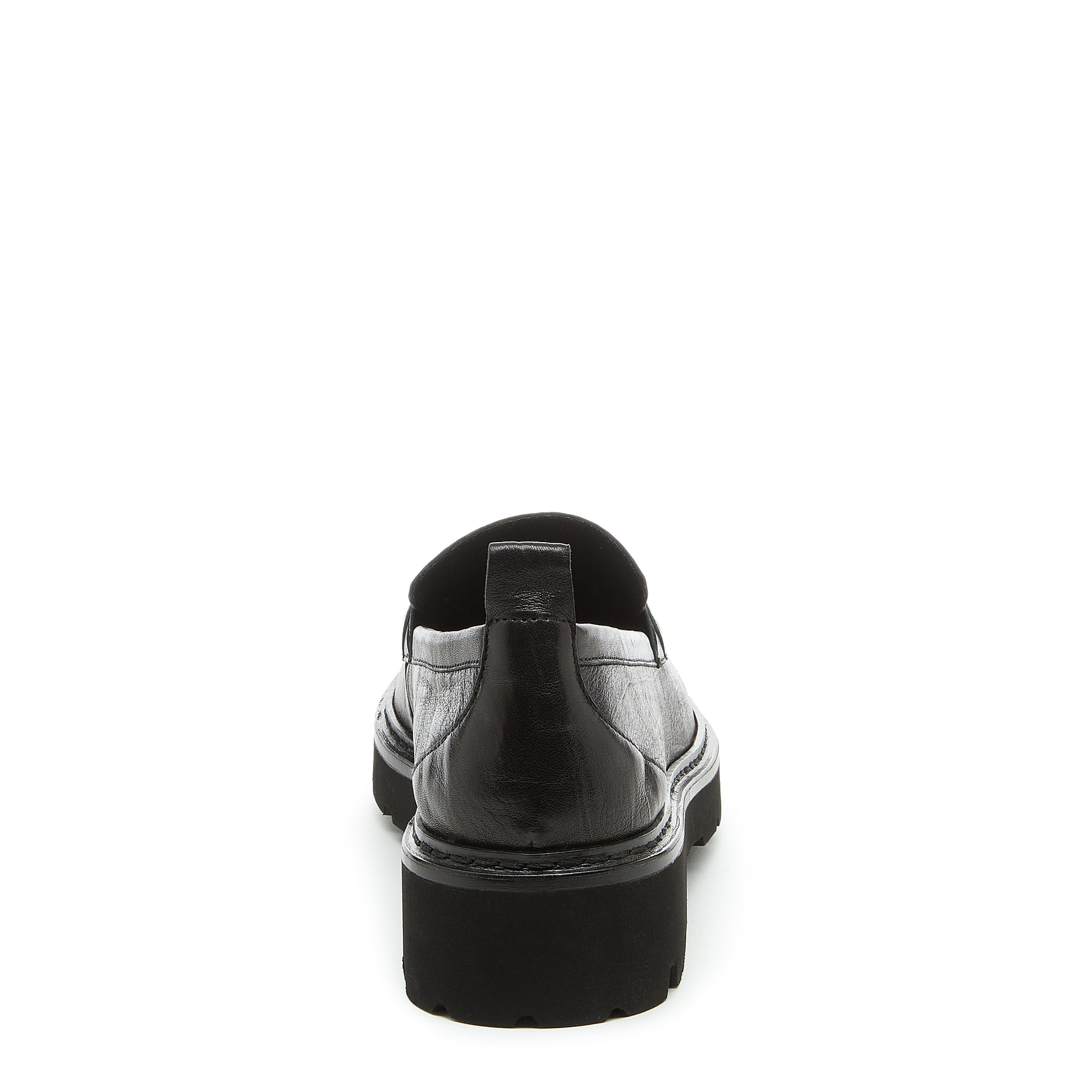 Kelsi Dagger Women's Jemmie Black Leather Lug Sole Loafer