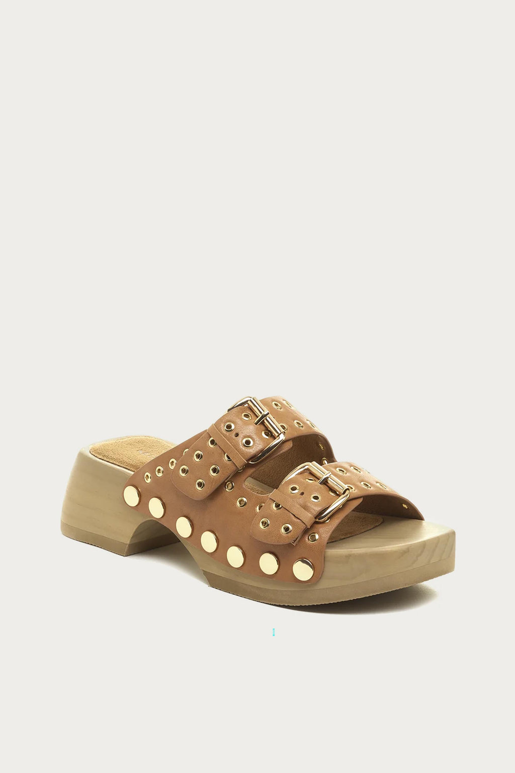 Jolt Tan Clog Sandals