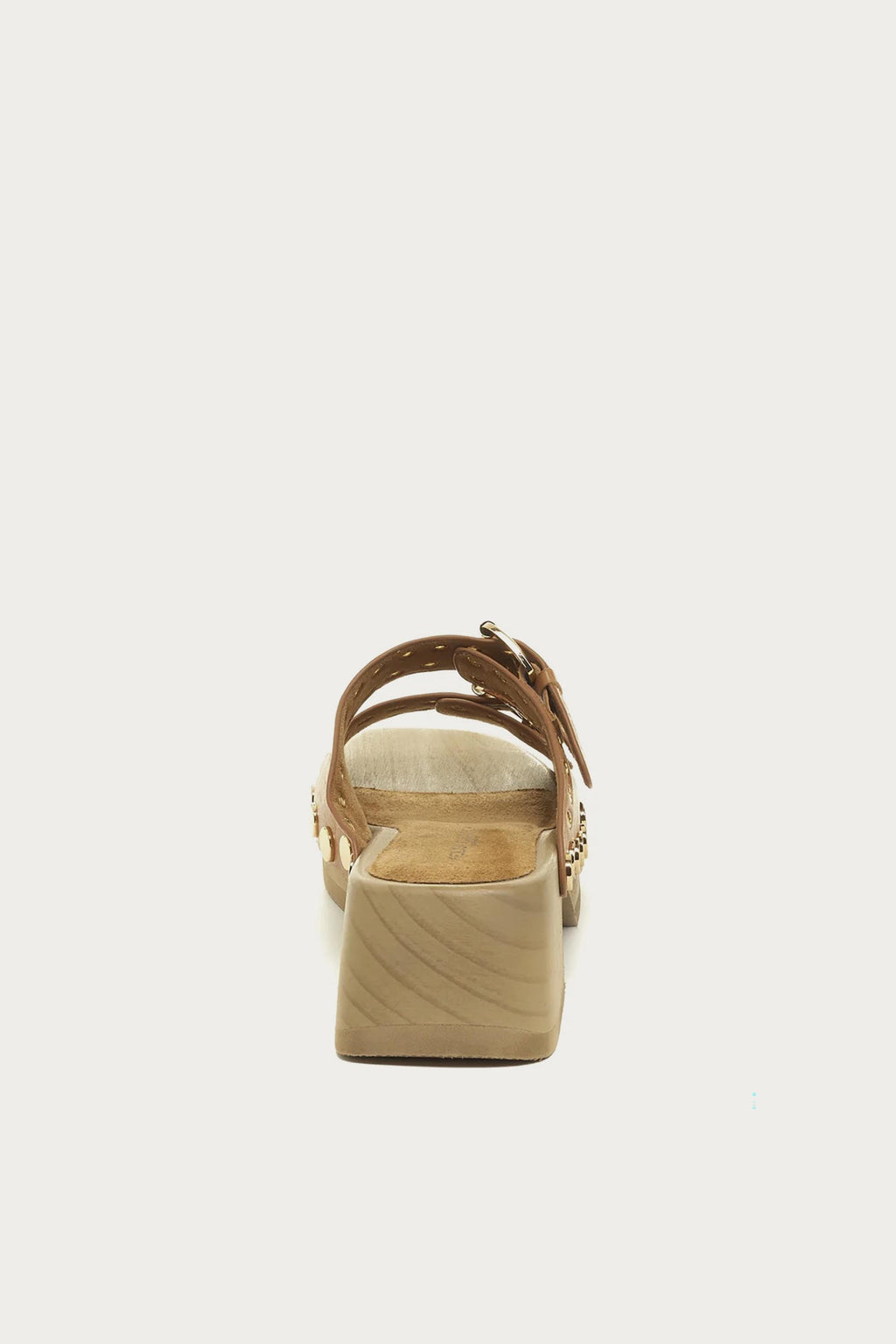 Jolt Tan Clog Sandals