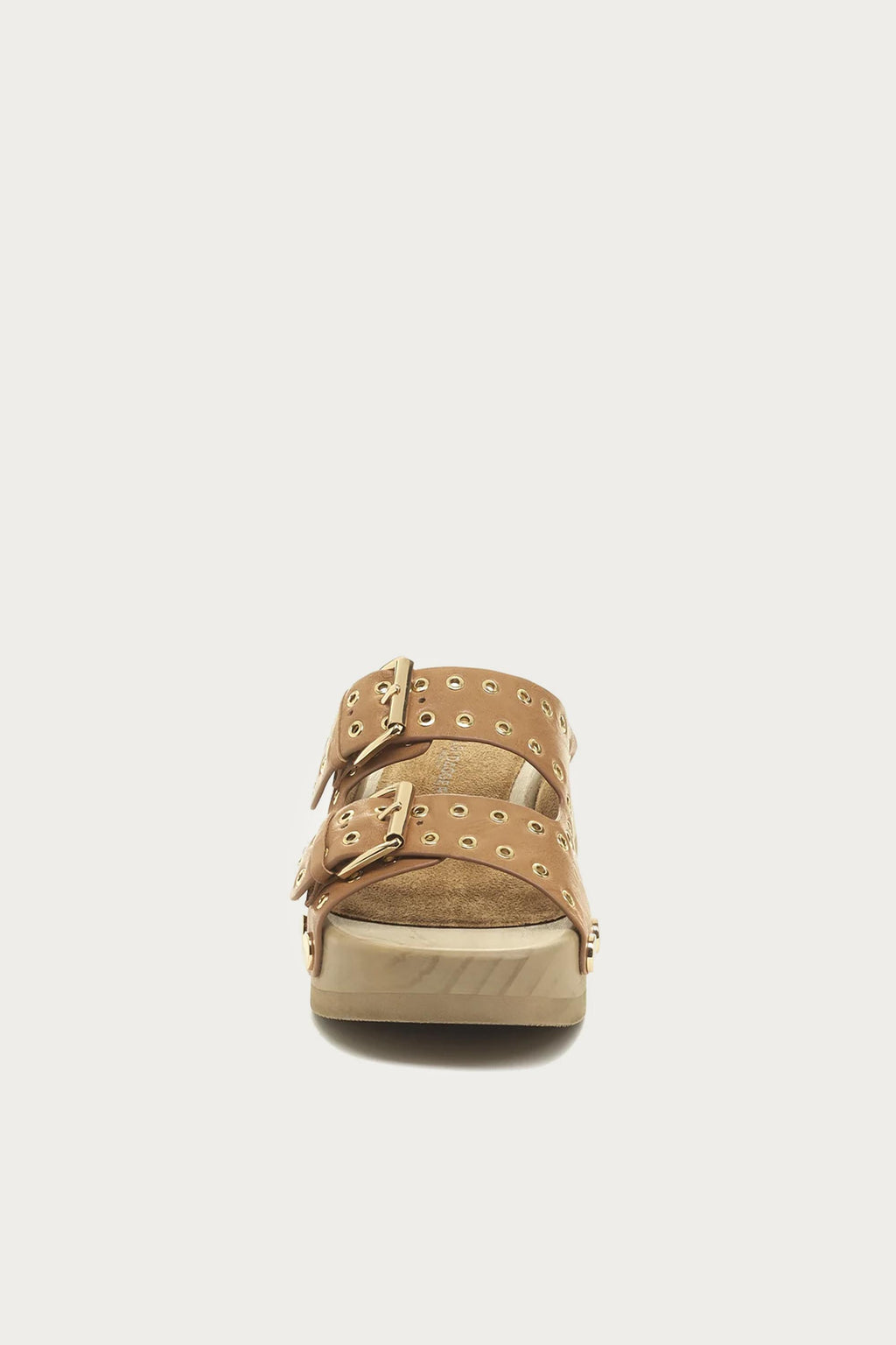 Jolt Tan Clog Sandals