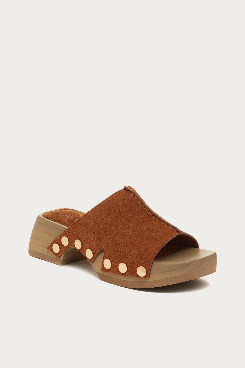 June Camel Clog Sandals