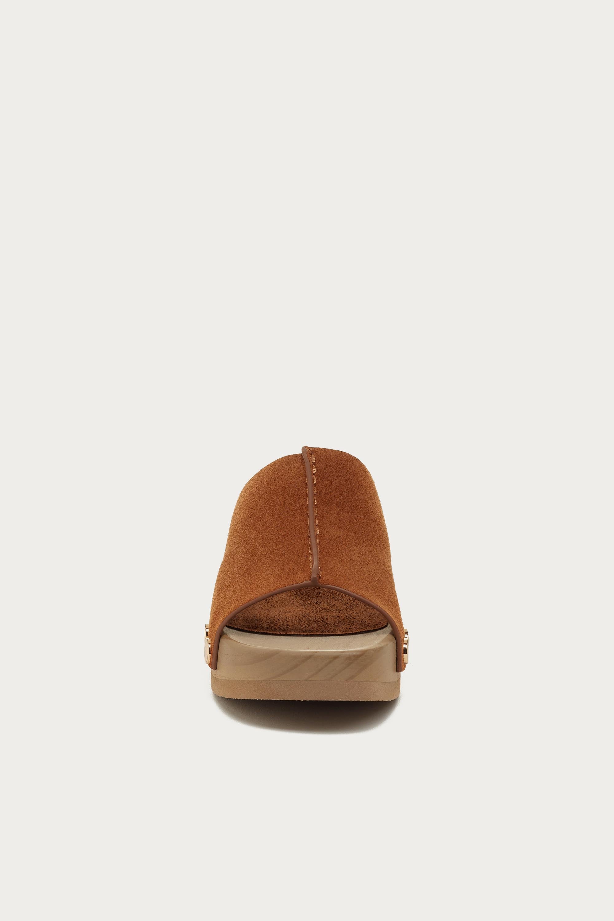June Camel Clog Sandals