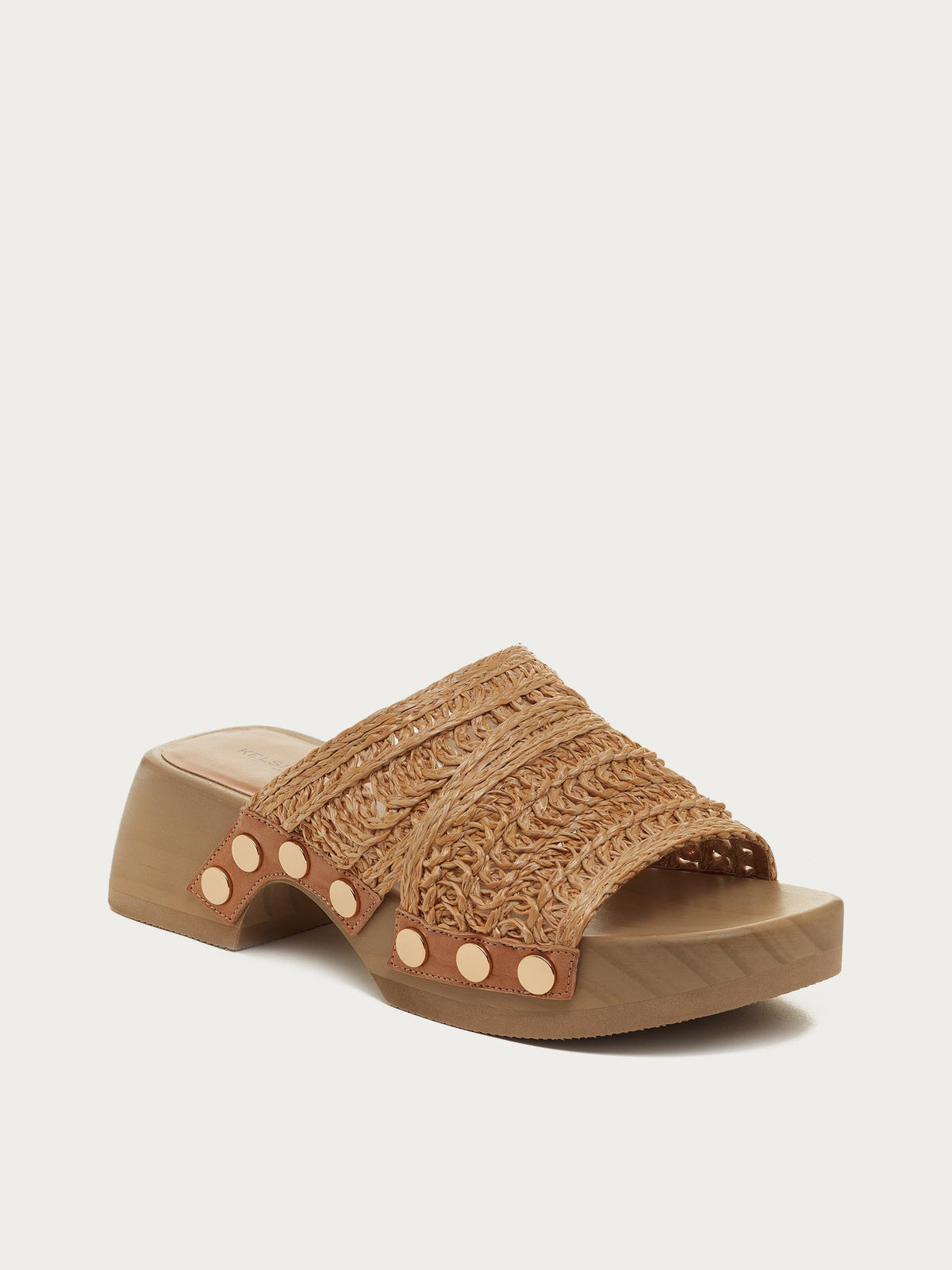June Natural Clog Sandals