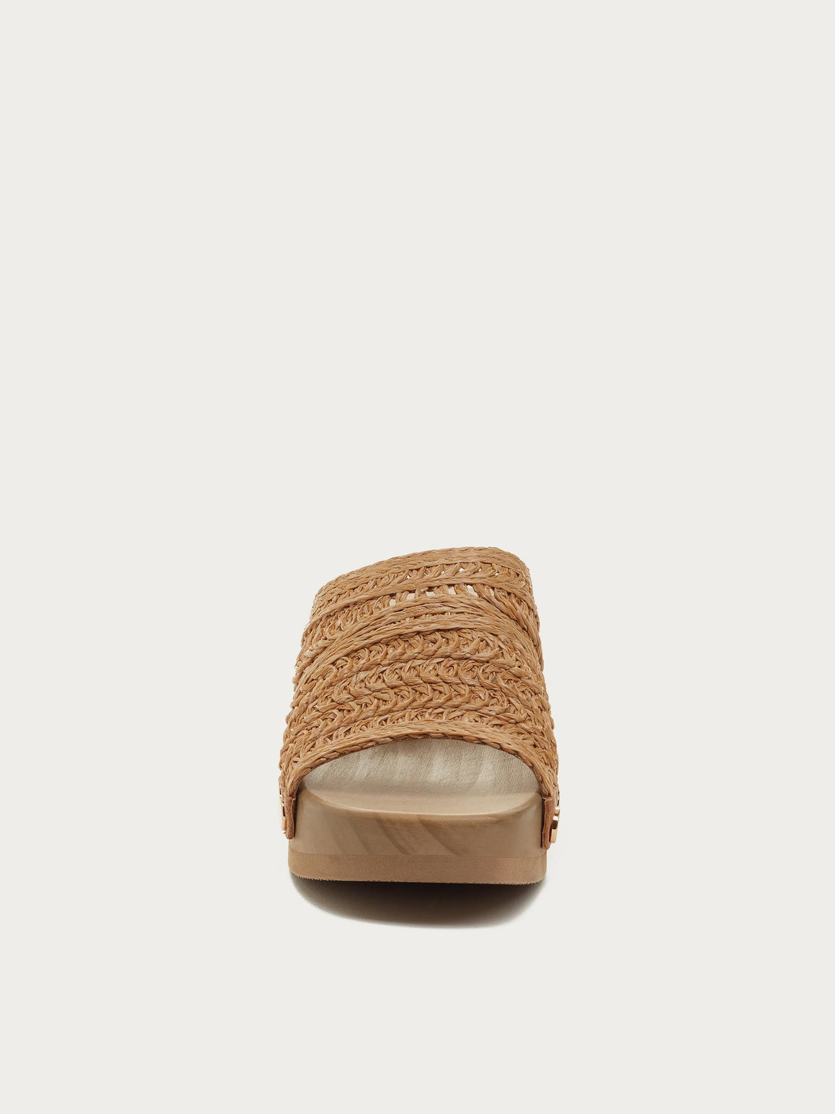 June Natural Clog Sandals