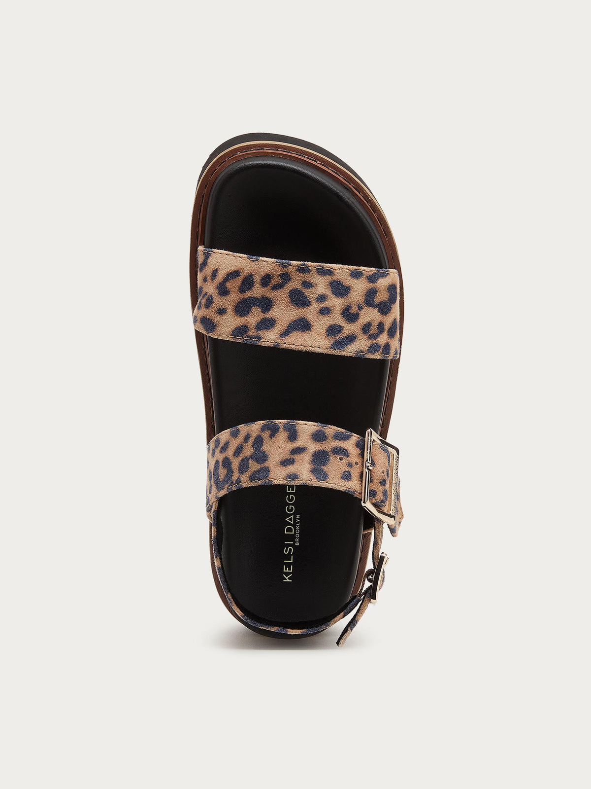 Kel Leopard Platform Sandals