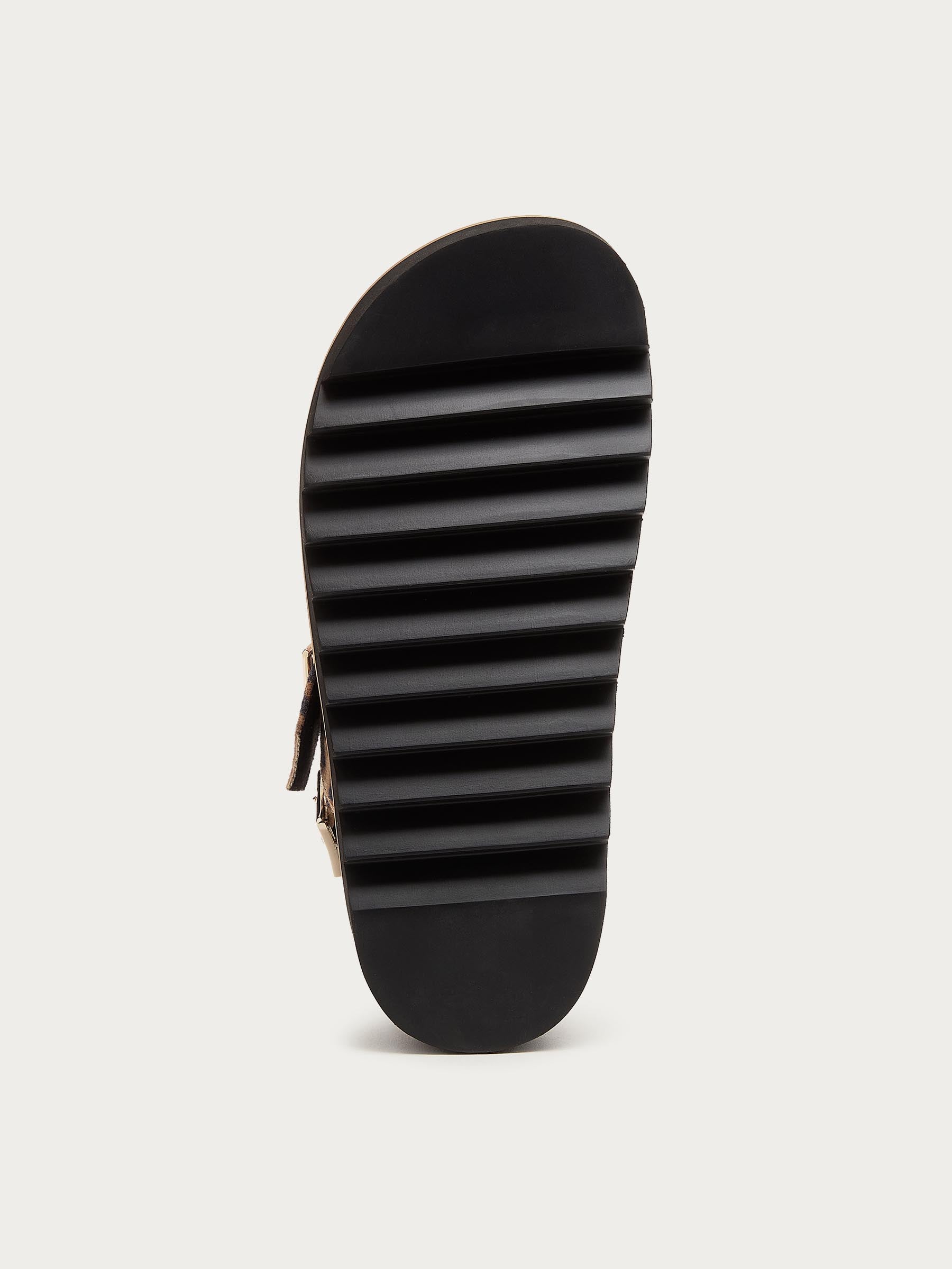 Kel Leopard Platform Sandals