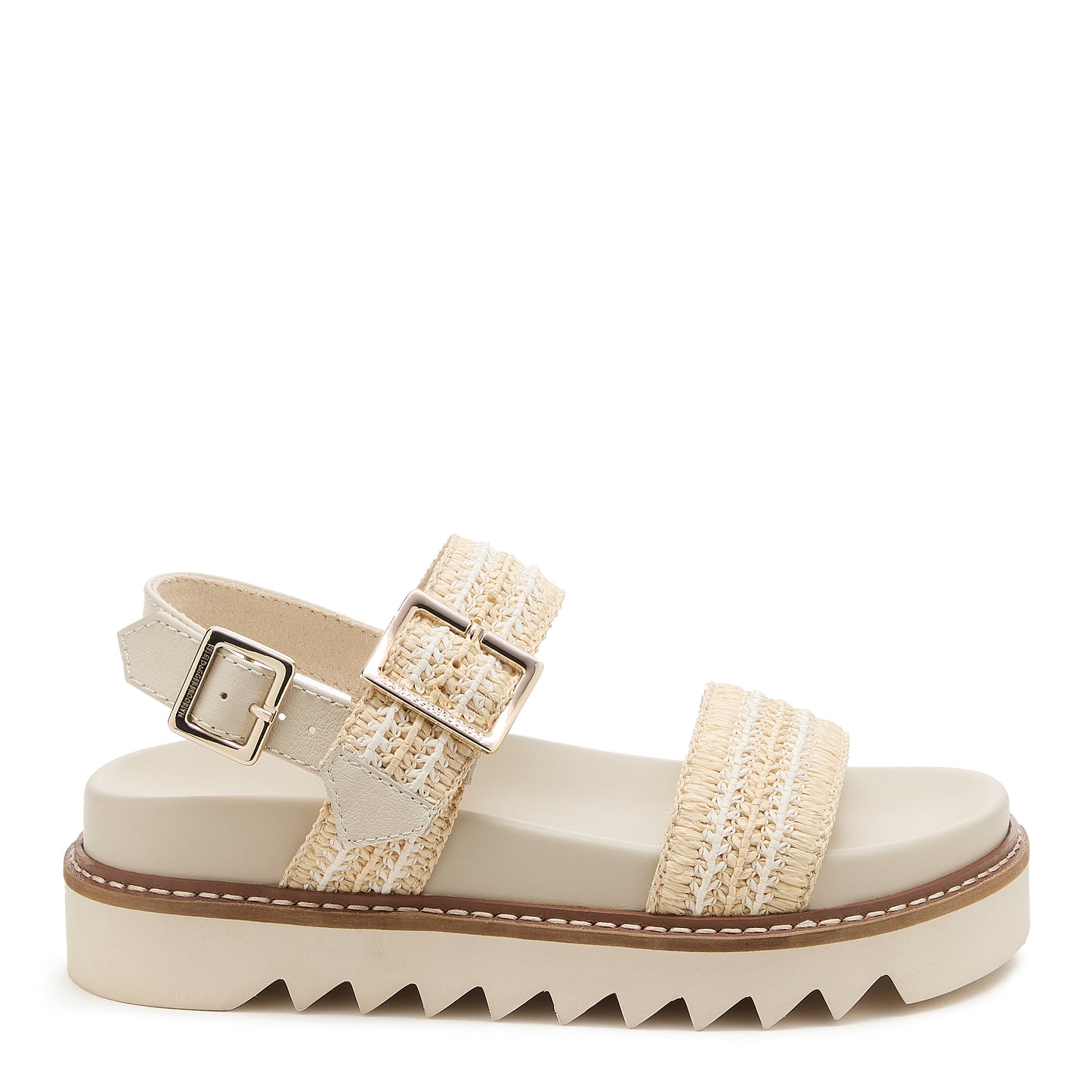 Kelsi Dagger Women'sKel Raffia Platform Sandals in Salt