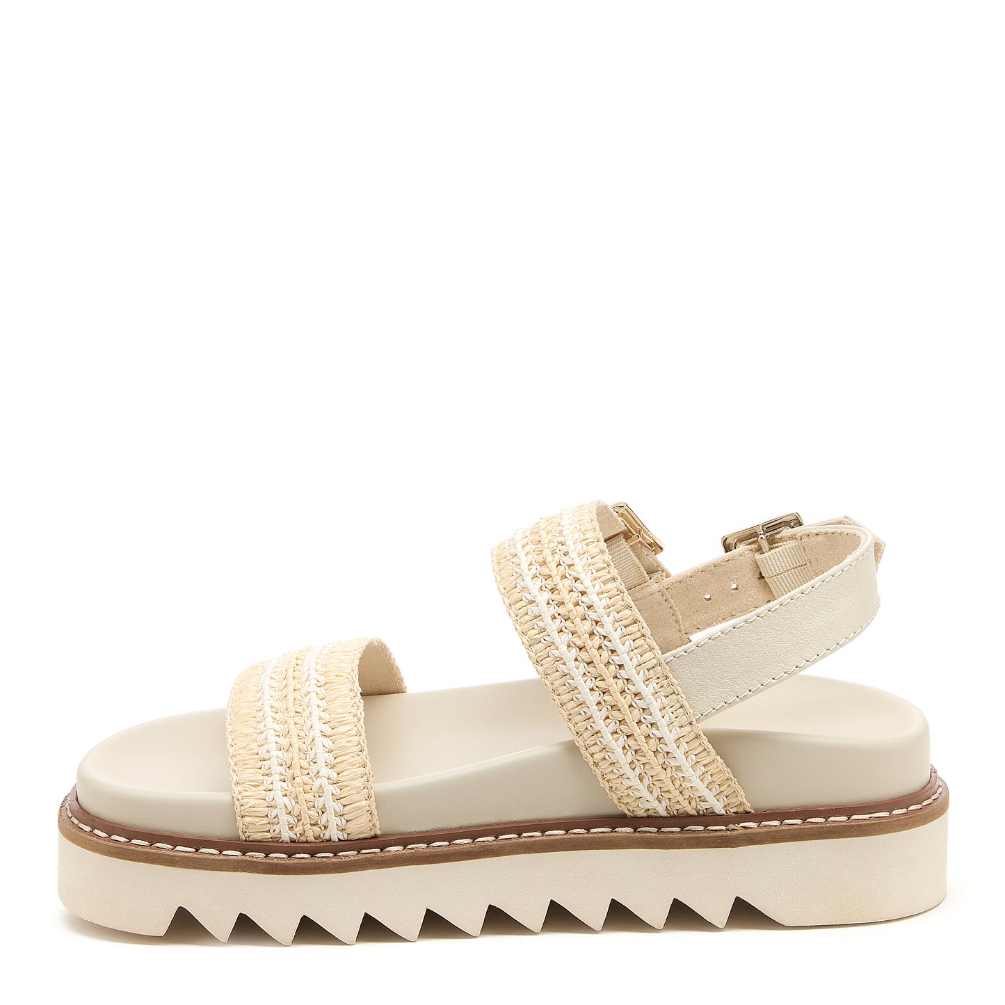 Kelsi Dagger Women'sKel Raffia Platform Sandals in Salt