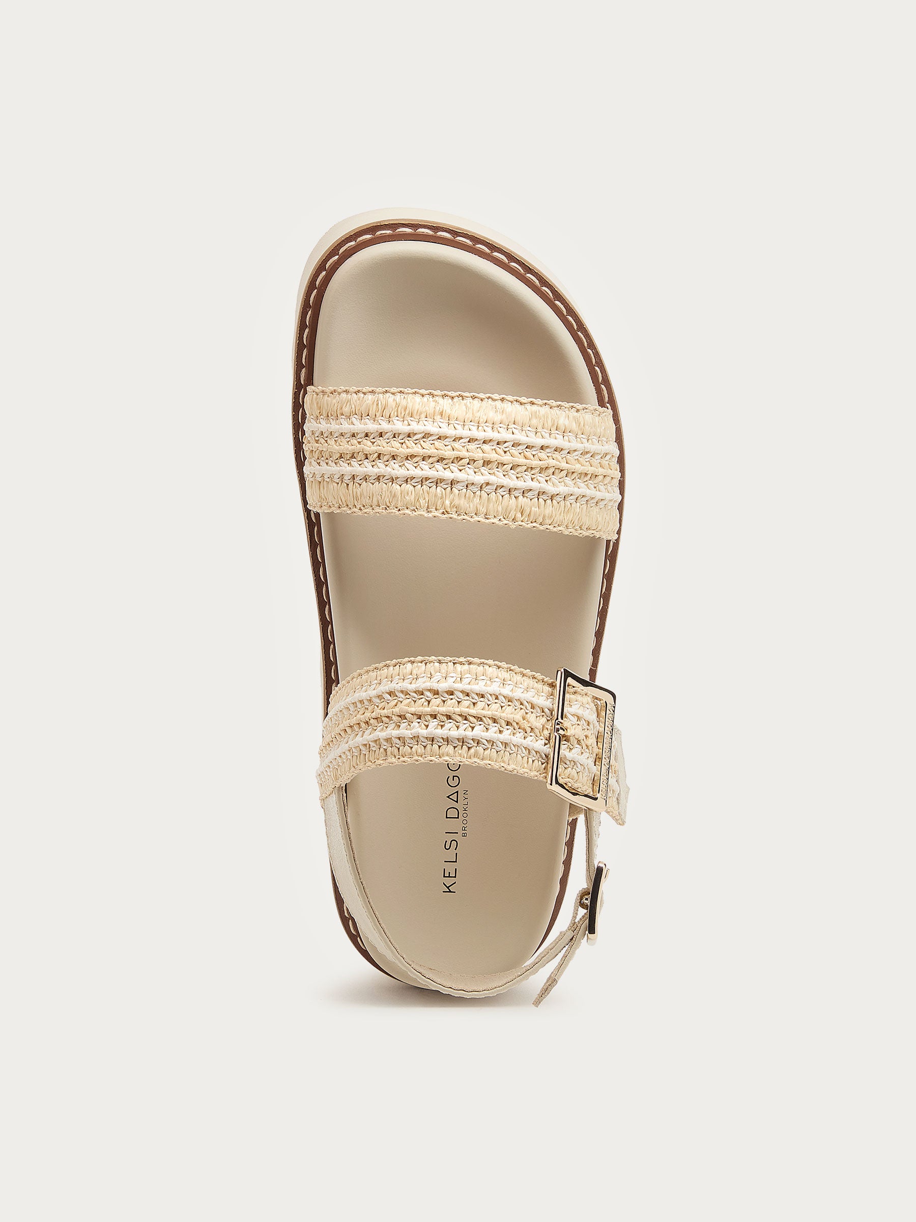 Kel Raffia Platform Sandals