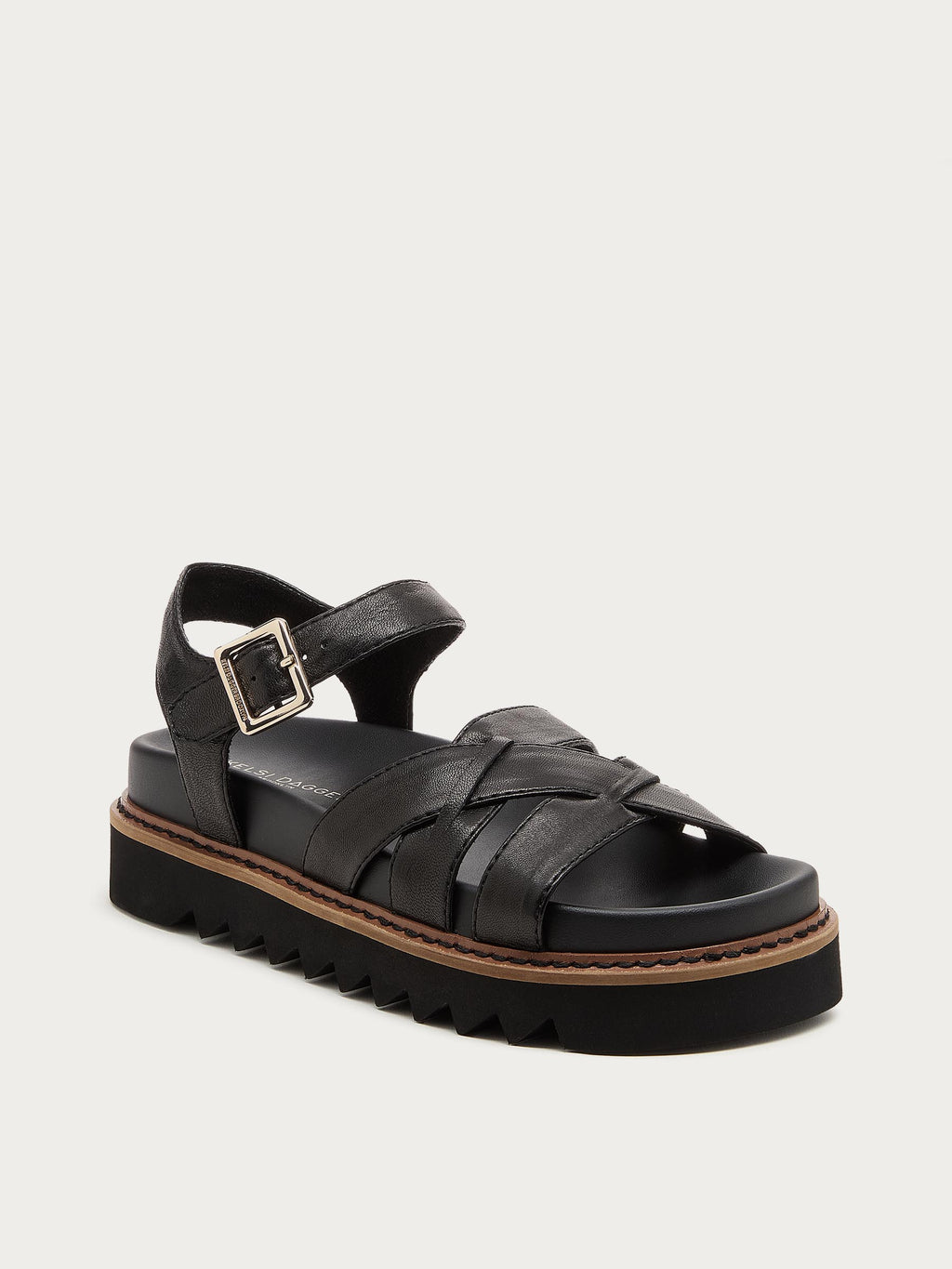 Kova Black Platform Sandals