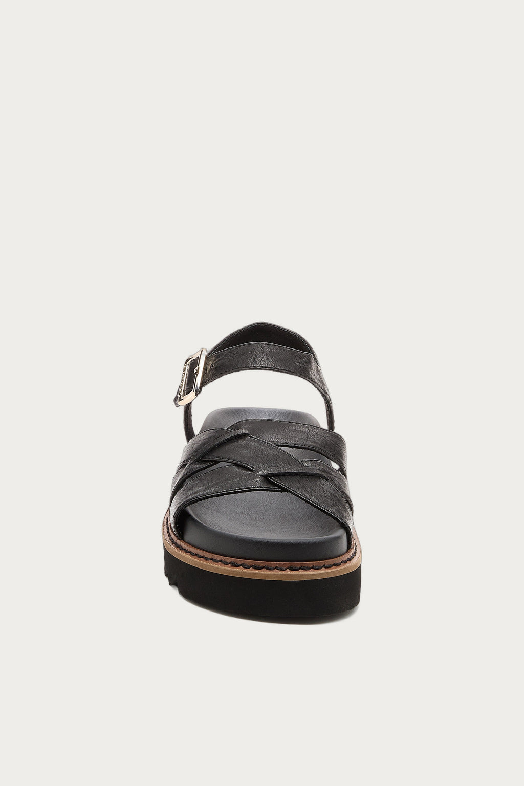 Kova Black Platform Sandals