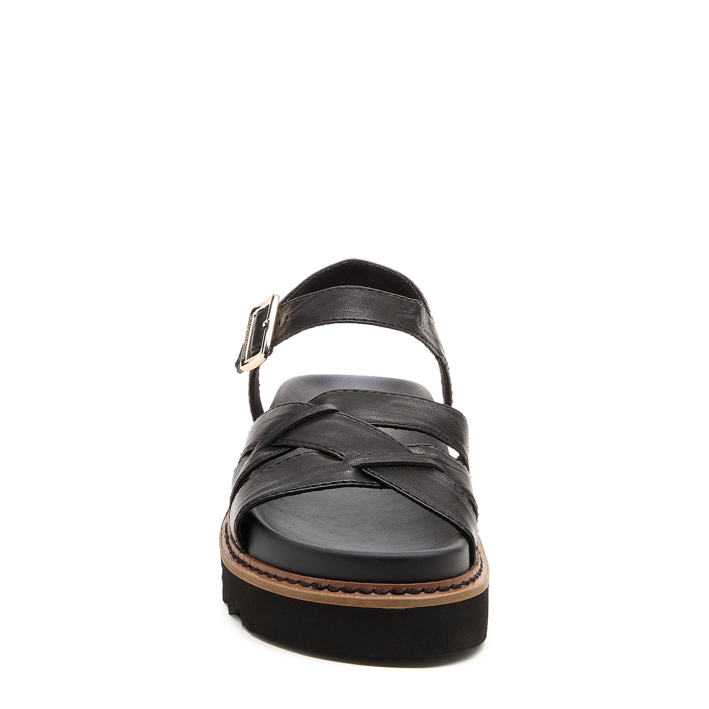 Kova Black Platform Sandals