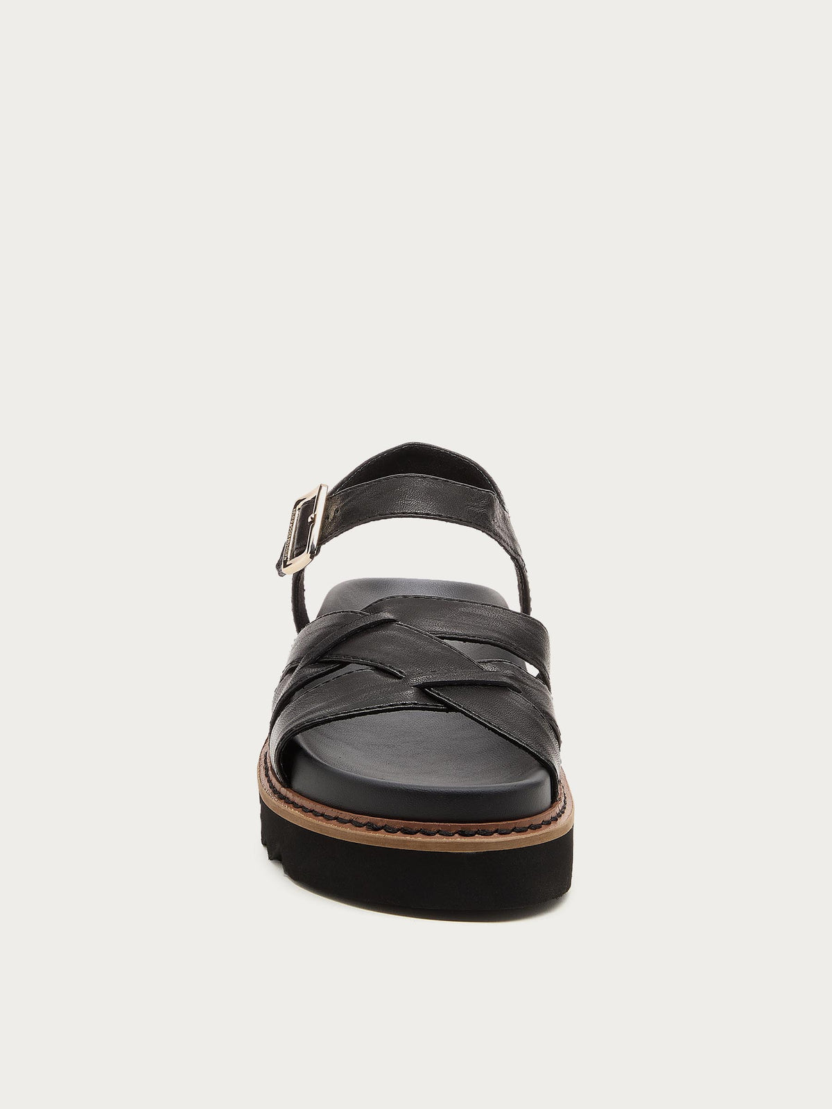 Kova Black Platform Sandals