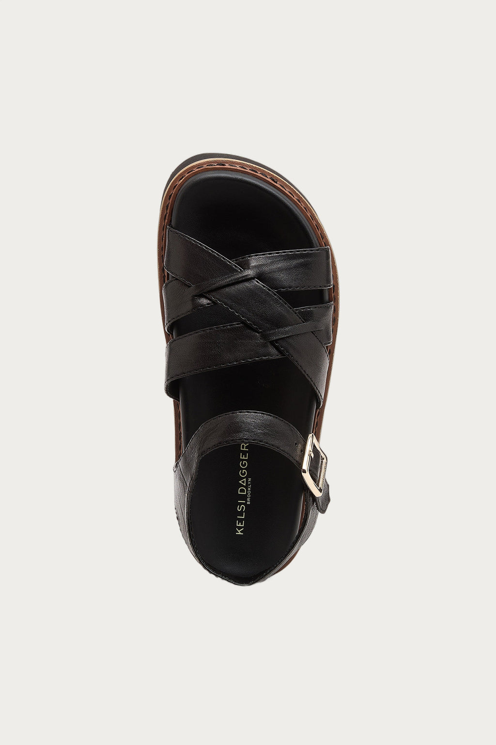 Kova Black Platform Sandals
