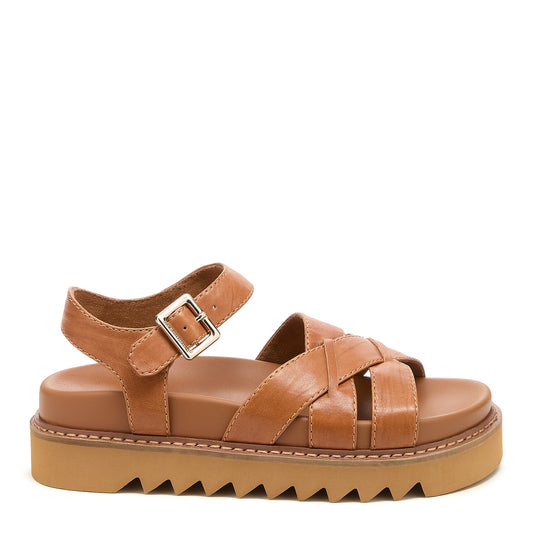 Kova Tan Platform Sandals