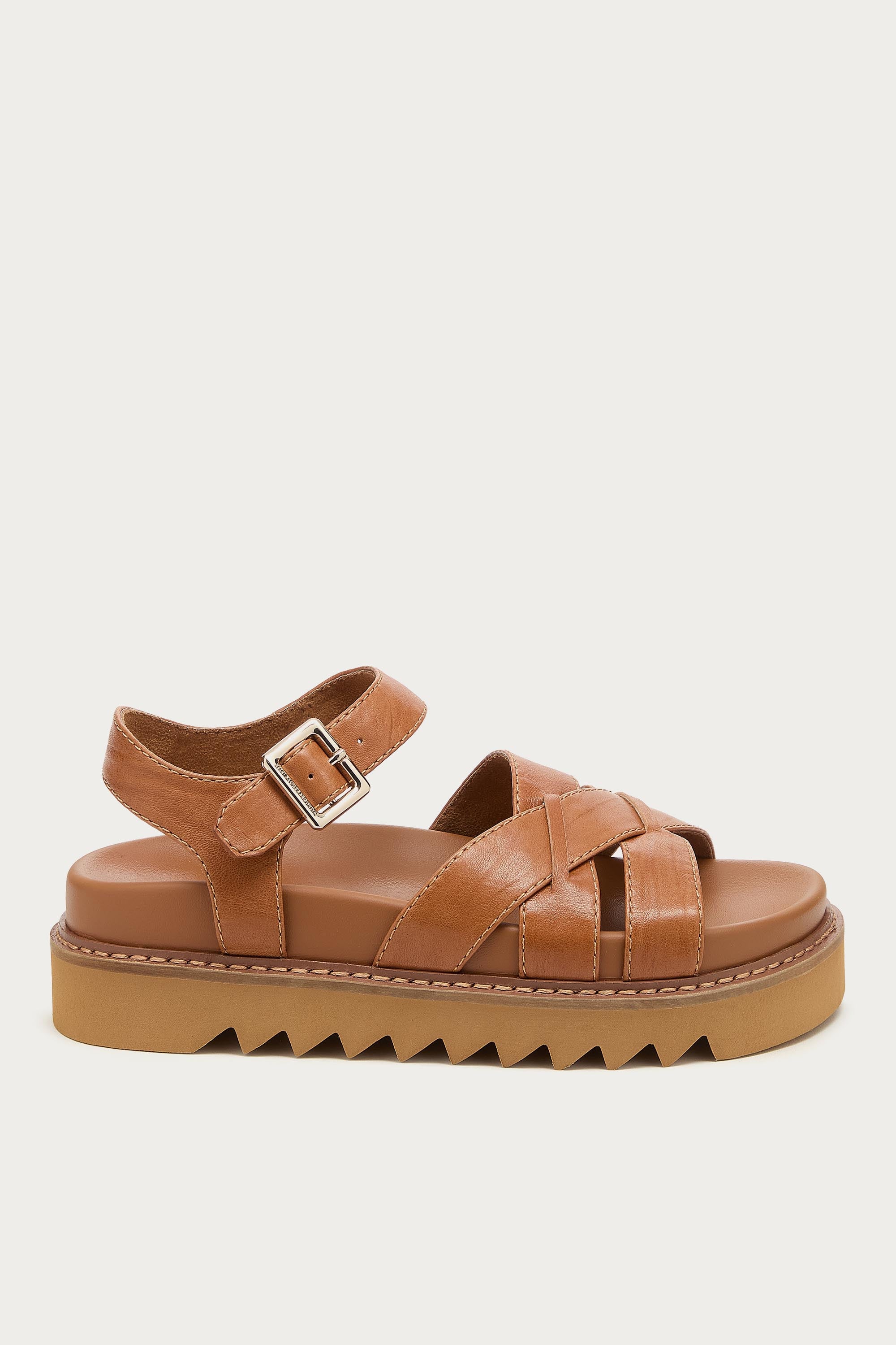 Kova Tan Platform Sandals